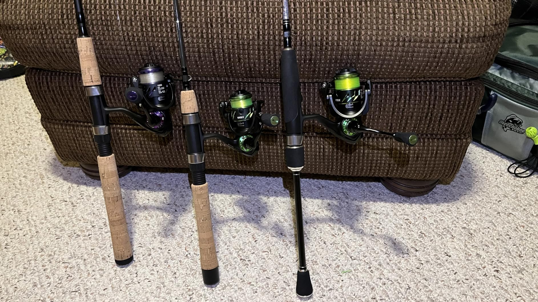 Piscifun Viper X Spinning Reel, 33lb Max Drag, 10+1 Shielded BB | Carbon fiber drag, 5.2:1/6.2:1 gear ratio, 500-5000 sizes=