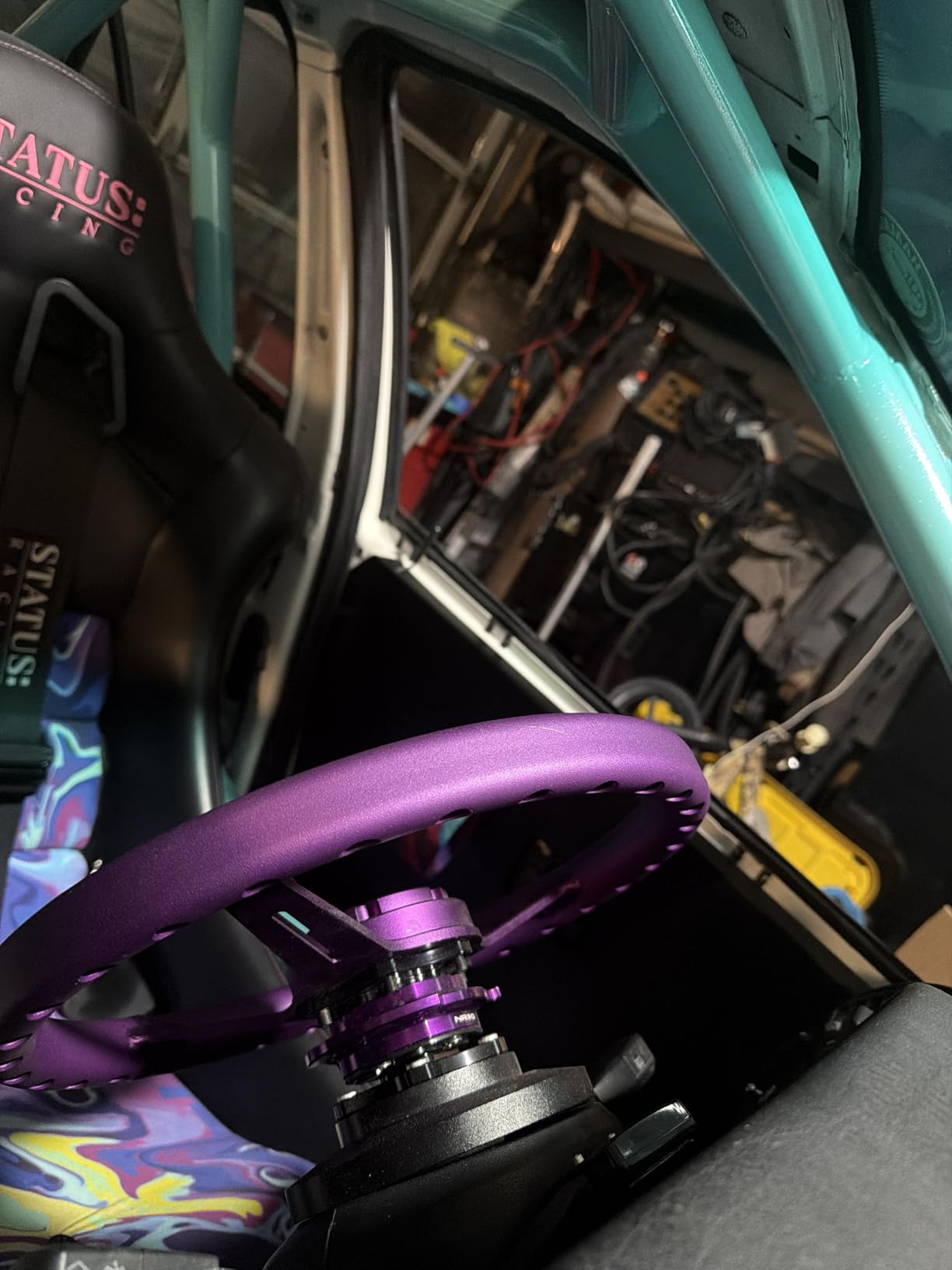 NRG Innovations NRG-SRK-R200BK-BK SFI 42.1/6-Bolt Steering Wheel Quick Release Adapter, Black customer photo 2