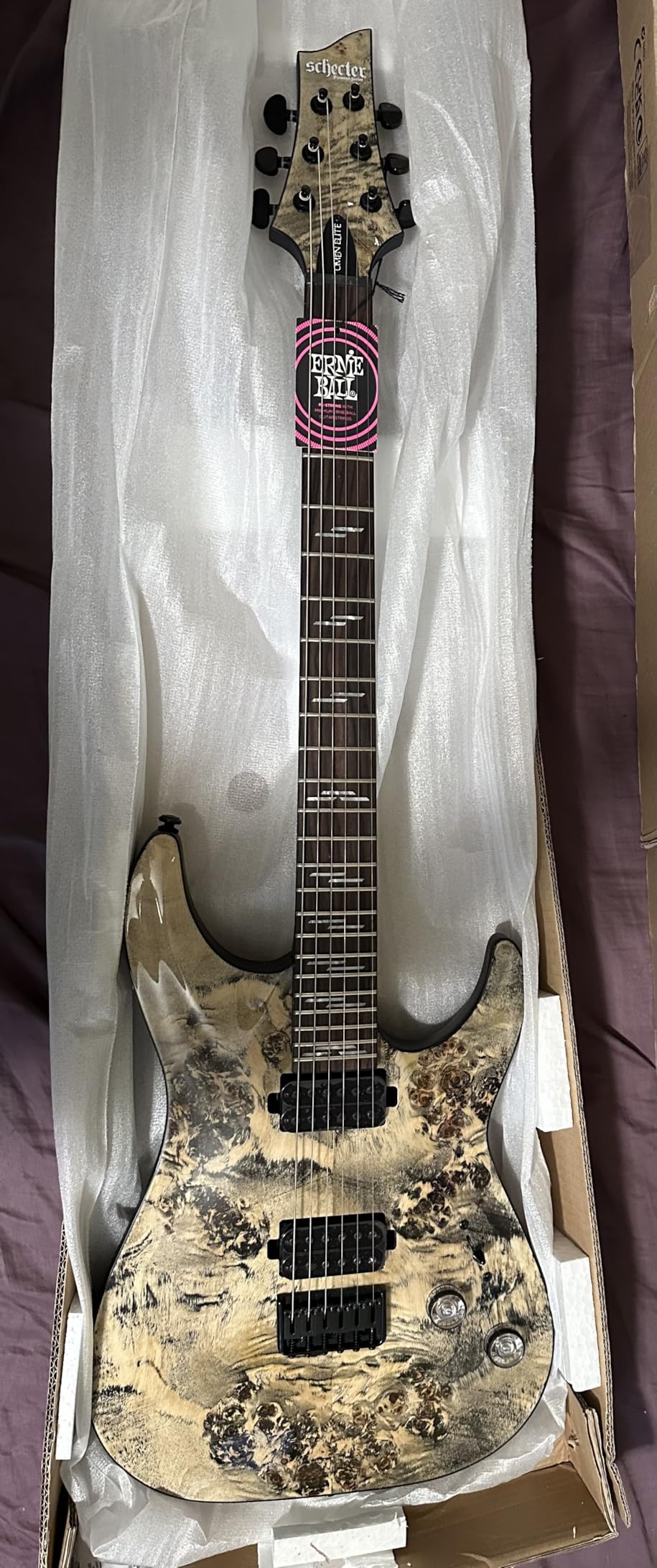 Schecter Omen Elite-6 Electric Guitar - Charcoal customer photo 2