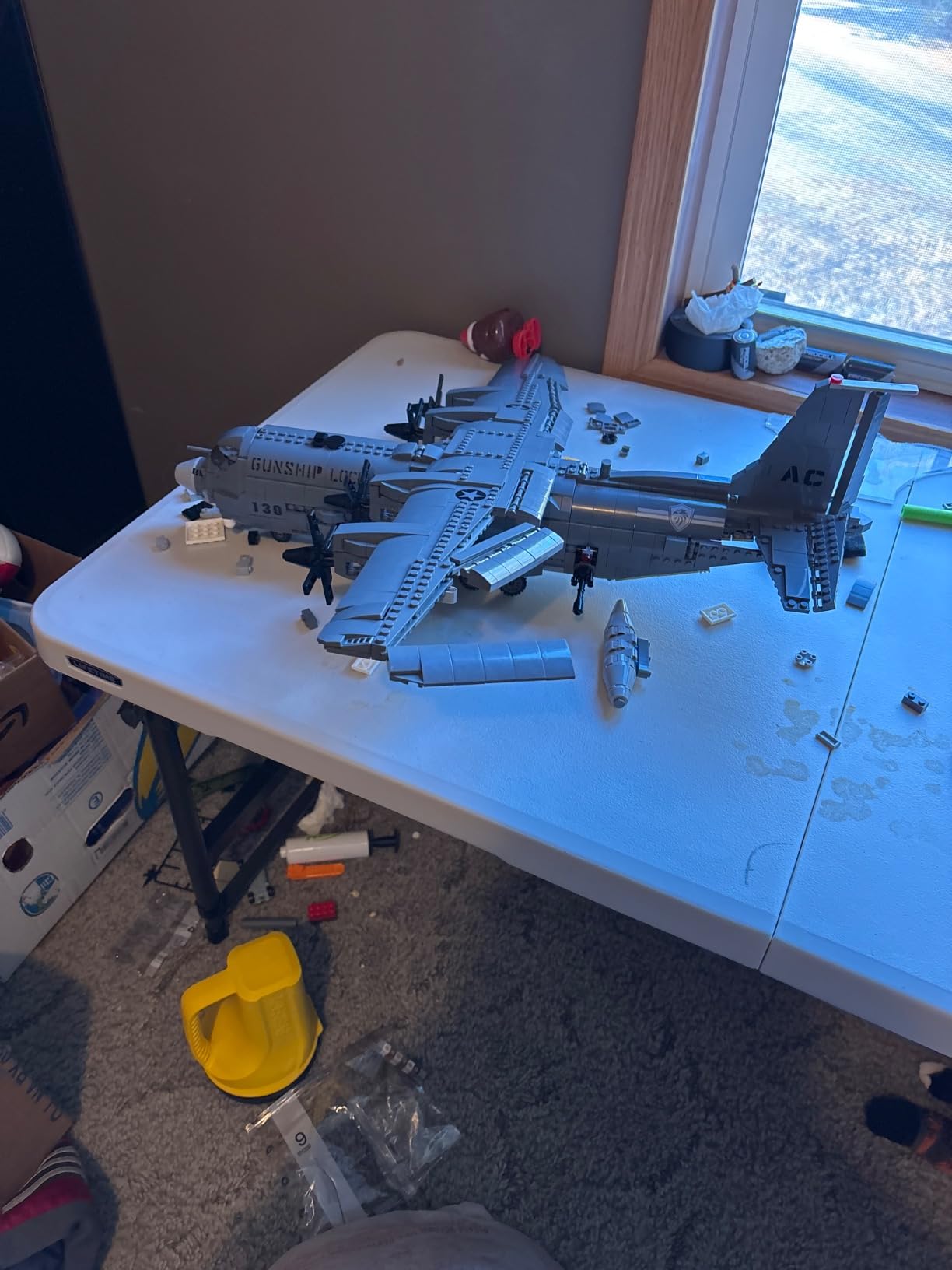 General Jim's AC-130 Hercules Gunship Building Block Set - 1,713 Pieces - Detailed Ground-Attack Aircraft Model Bricks Set customer photo 1