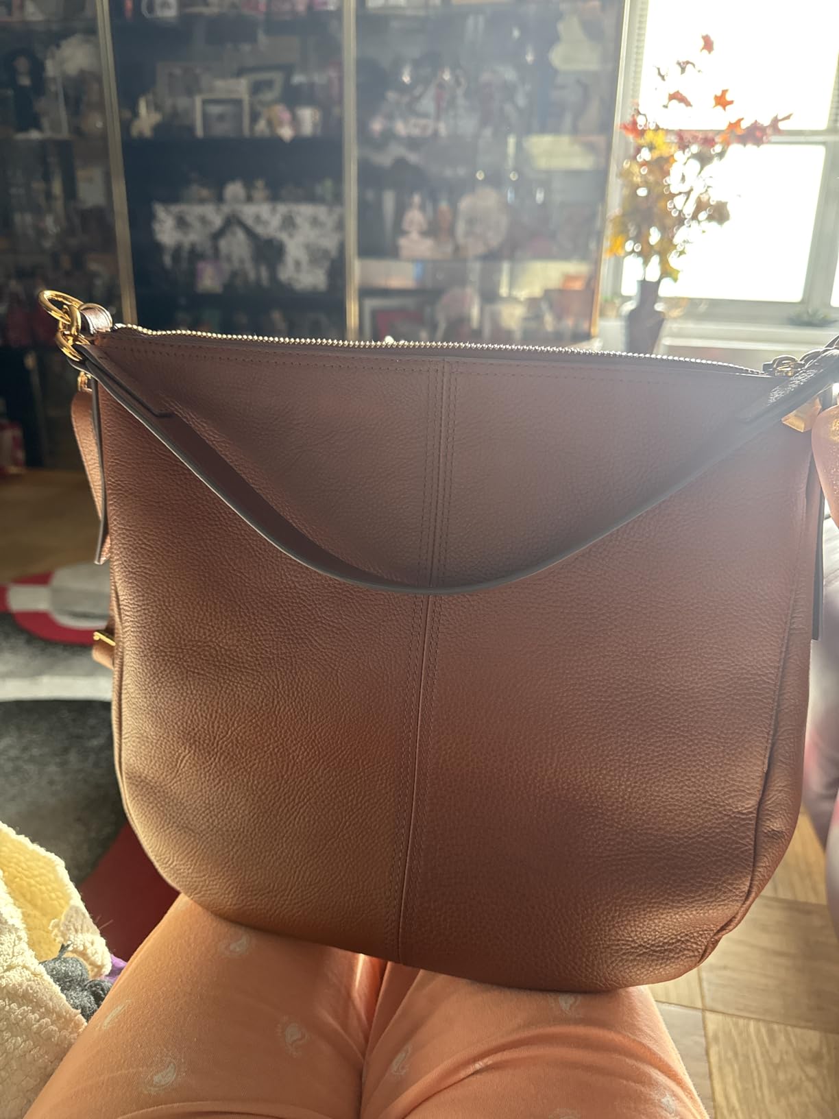 Women's Jolie Leather Hobo Purse Handbag for Women customer photo 2