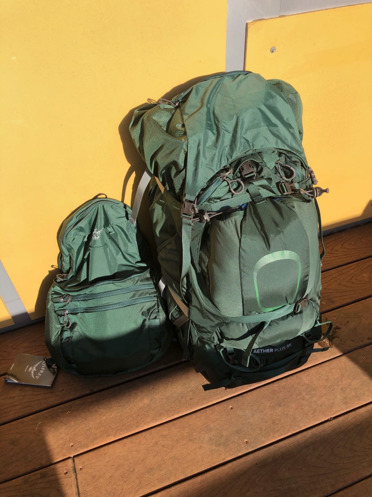 Osprey Aether Plus 85L Men's Backpacking Backpack, Black L-XL customer photo 2