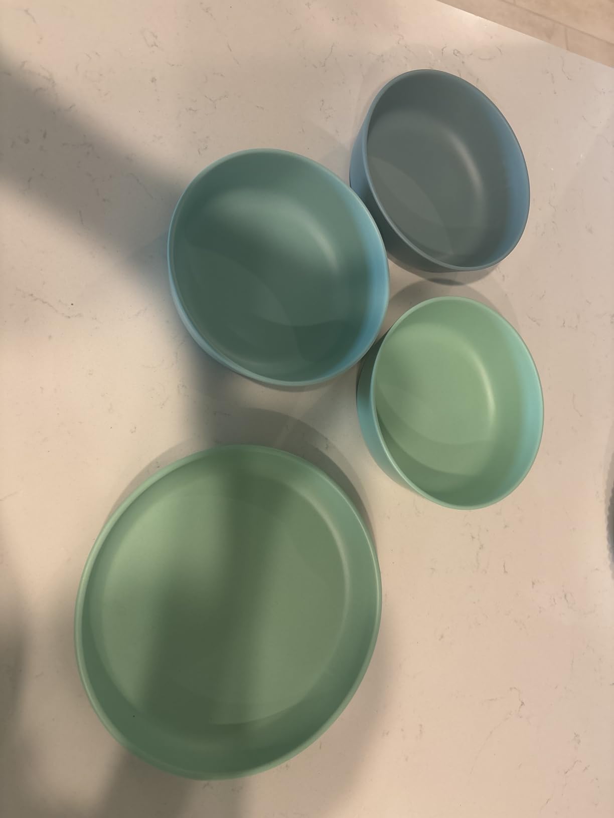 Bamboo Kids Plates and Bowls Sets - 8-Piece Dishwasher Safe Non Toxic Plates for Kids (Floral) customer photo 1