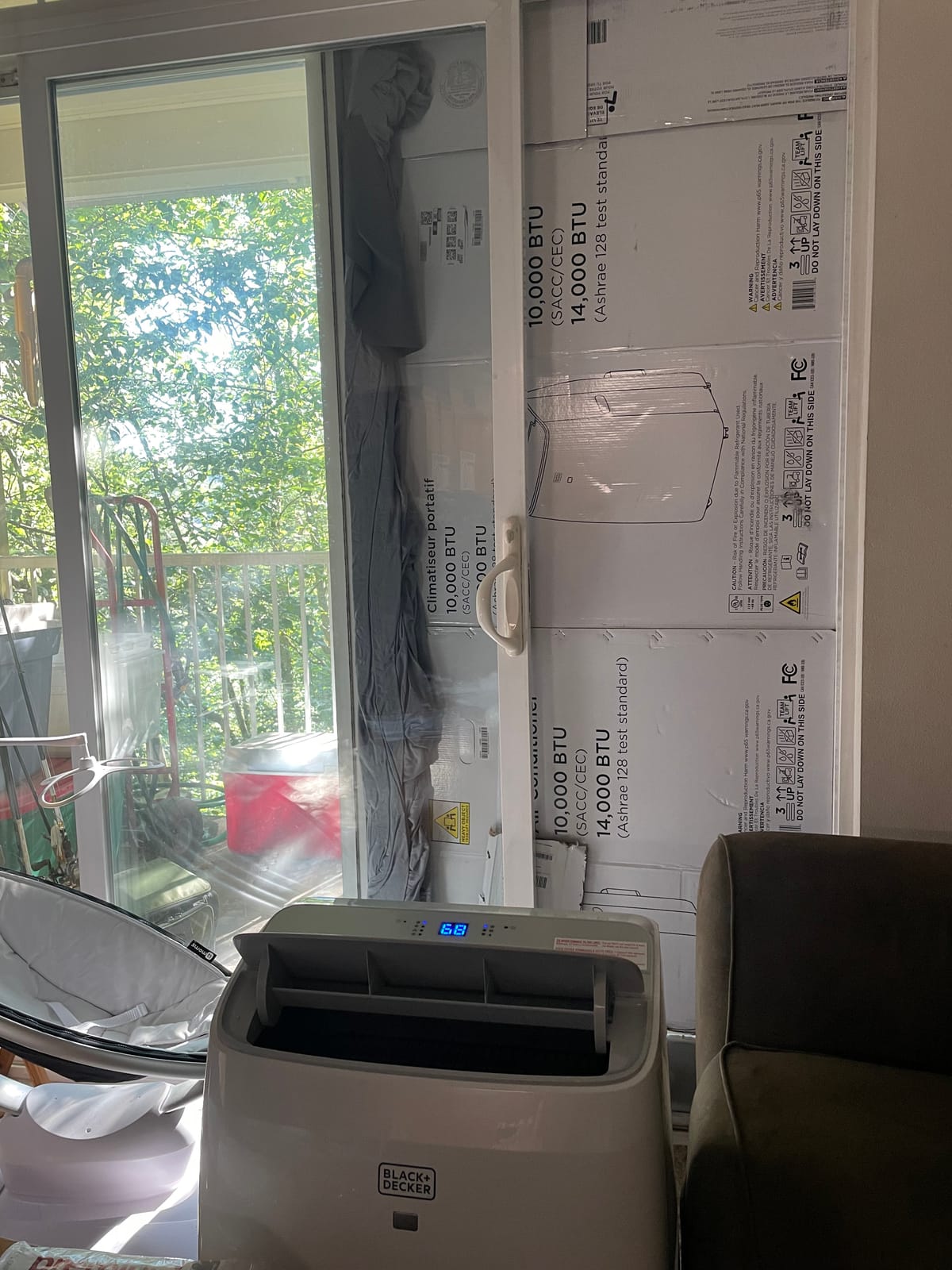 Portable Air Conditioner, 14,000 BTU, BPT10WTB, White | 10,200 BTU SACC for Rooms Up To 700 Sq. Ft., 3-in-1 Portable AC, Fan and Dehum with Follow Me Remote Control & Window Kit customer photo 1