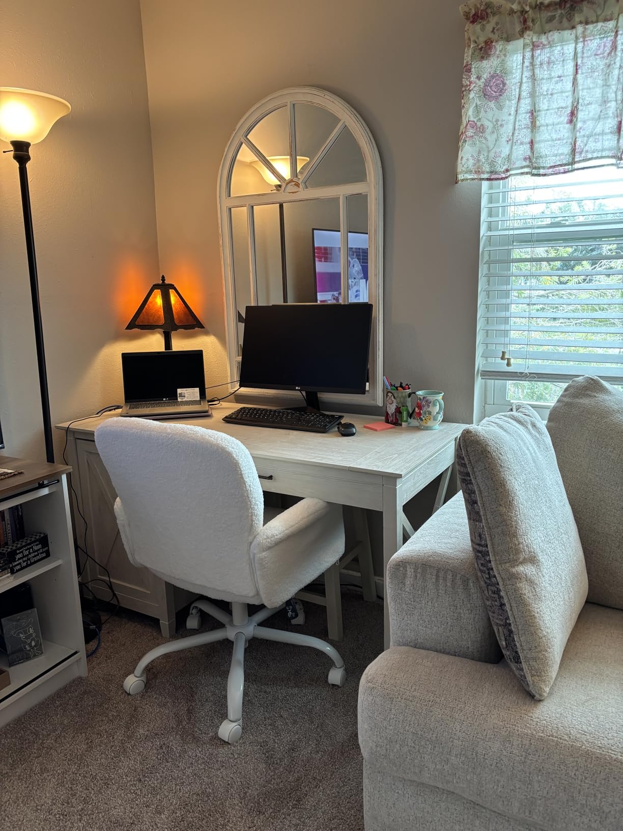 Key West 48W Writing Desk in Linen White Oak customer photo 1