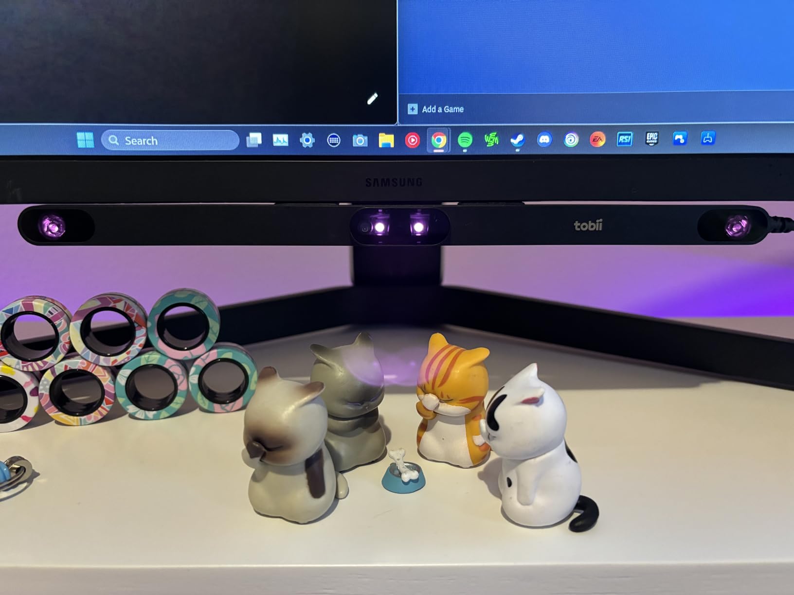 Gaming Eye Tracker Mounting Kit - Flex Mount and Metal Plate Mounts customer photo 1