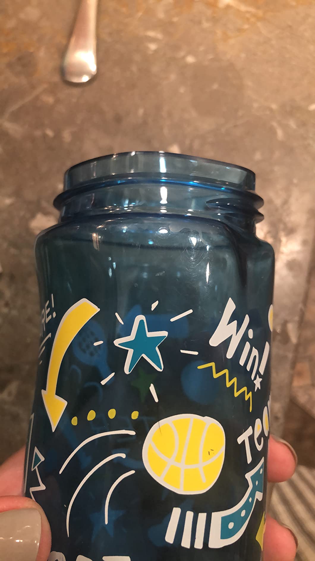 CamelBak Eddy+ Kids Bite Valve Water Bottle 14oz, Hip Dinos | Bite Valve Straw System, Spill Resistant Design, Lightweight Durable Bottle, Integrated Carry Handle customer photo 2
