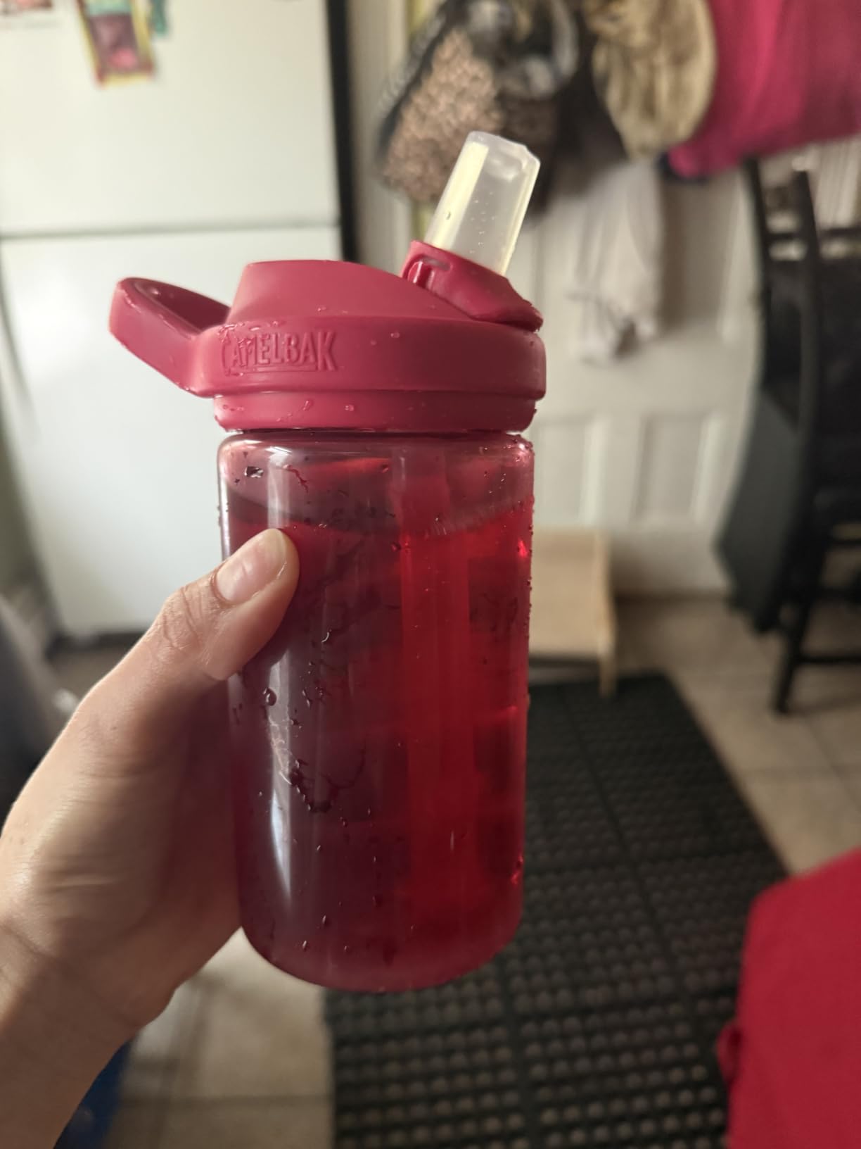 CamelBak Eddy+ Kids Water Bottle with Bite Valve Straw, Leak-Resistant Easy Sip Design for Everyday Hydration, 14oz customer photo 1