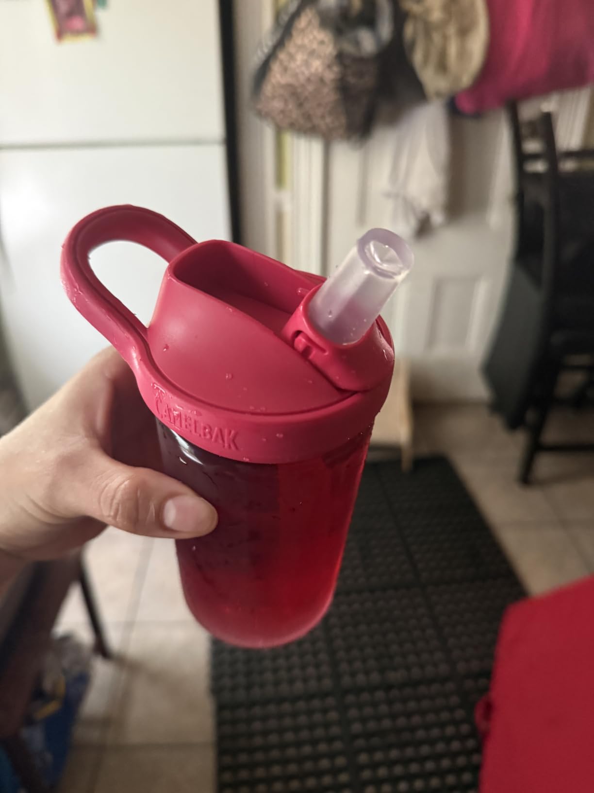 CamelBak Eddy+ Kids Water Bottle with Bite Valve Straw, Leak-Resistant Easy Sip Design for Everyday Hydration, 14oz customer photo 2