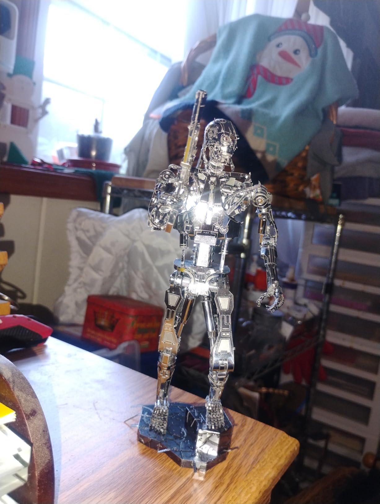 Metal Earth Fascinations Premium Series The Terminator T-800 Endoskeleton 3D Metal Model Kit customer photo 2