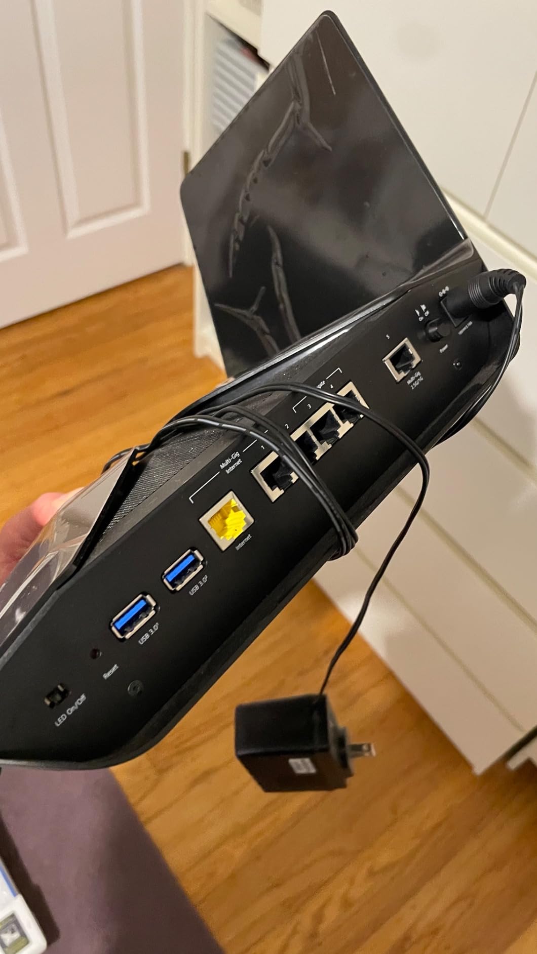NETGEAR Nighthawk WiFi 6E Router (RAXE500) - Security Features, 12-Stream Gigabit Router AXE11000 Tri-Band Wireless Speed (Up to 10.8Gbps), New 6GHz Band, Coverage up to 3,500 sq. ft, 60 Devices customer photo 2