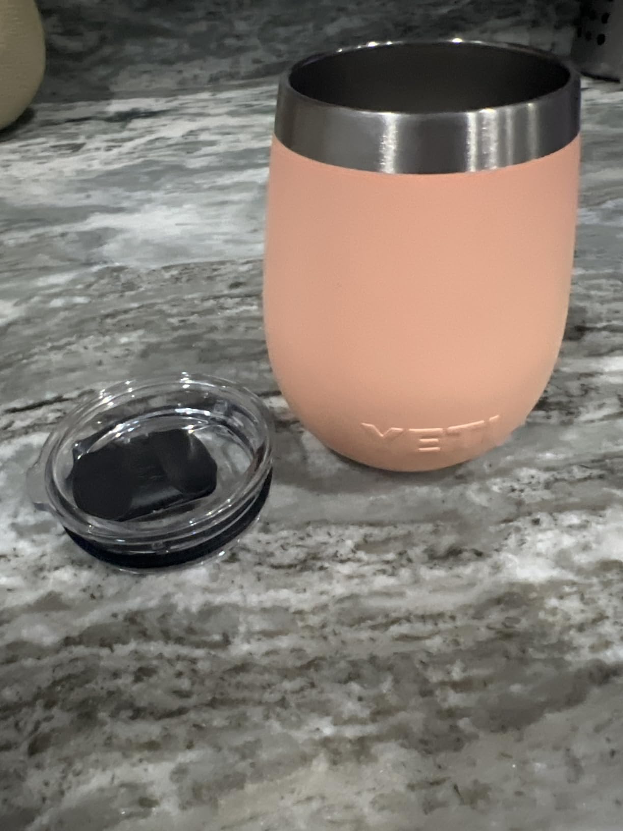 YETI Rambler 10 oz Wine Tumbler, Vacuum Insulated, Stainless Steel with MagSlider Lid customer photo 2