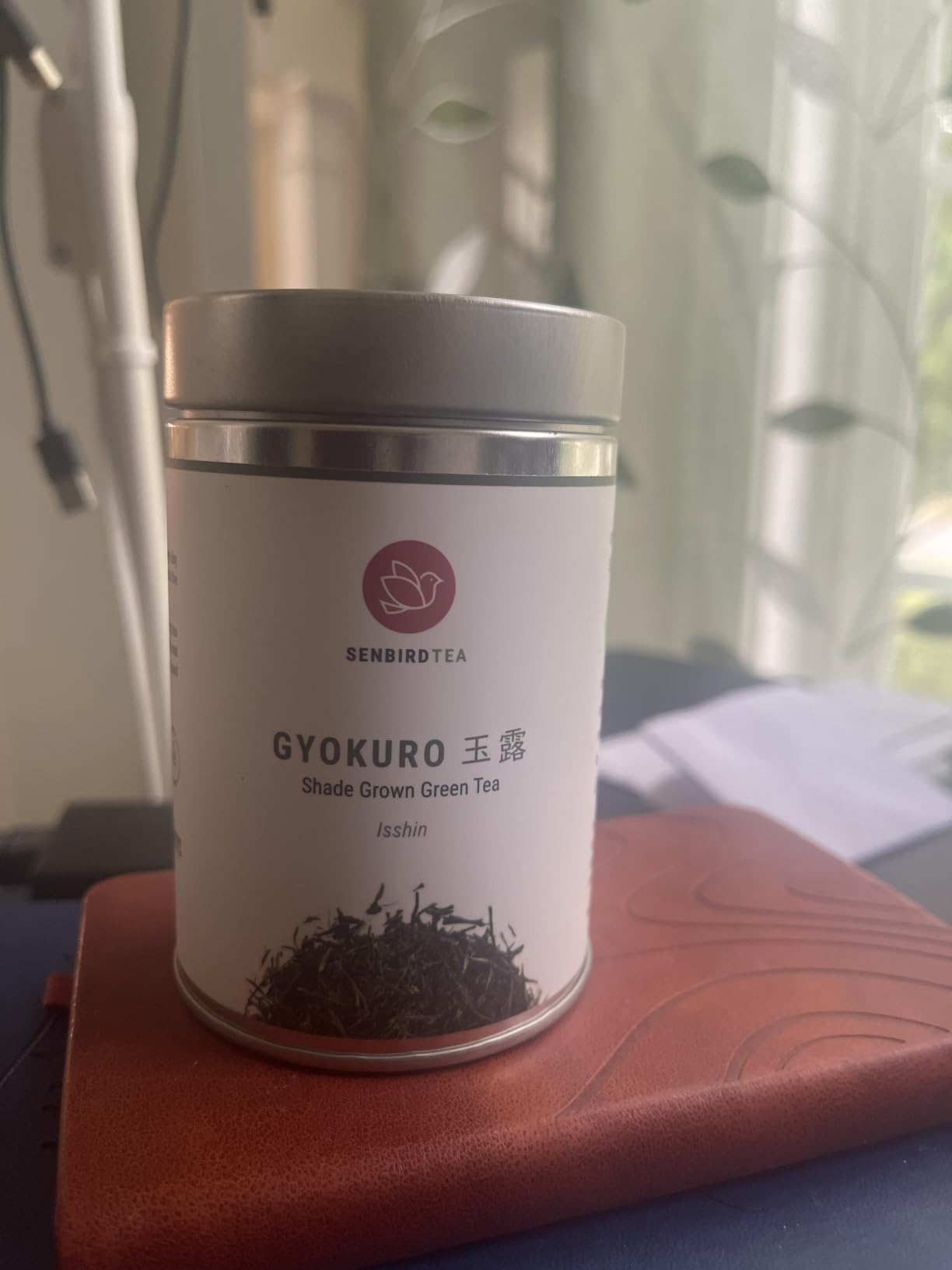 Senbird Gyokuro Shade-Grown Loose Leaf Green Tea - Isshin (1.76oz/50g) | Kyoto loose leaf gyokuro with mellow umami; brew hot or cold for a focused tea ritual. customer photo 1