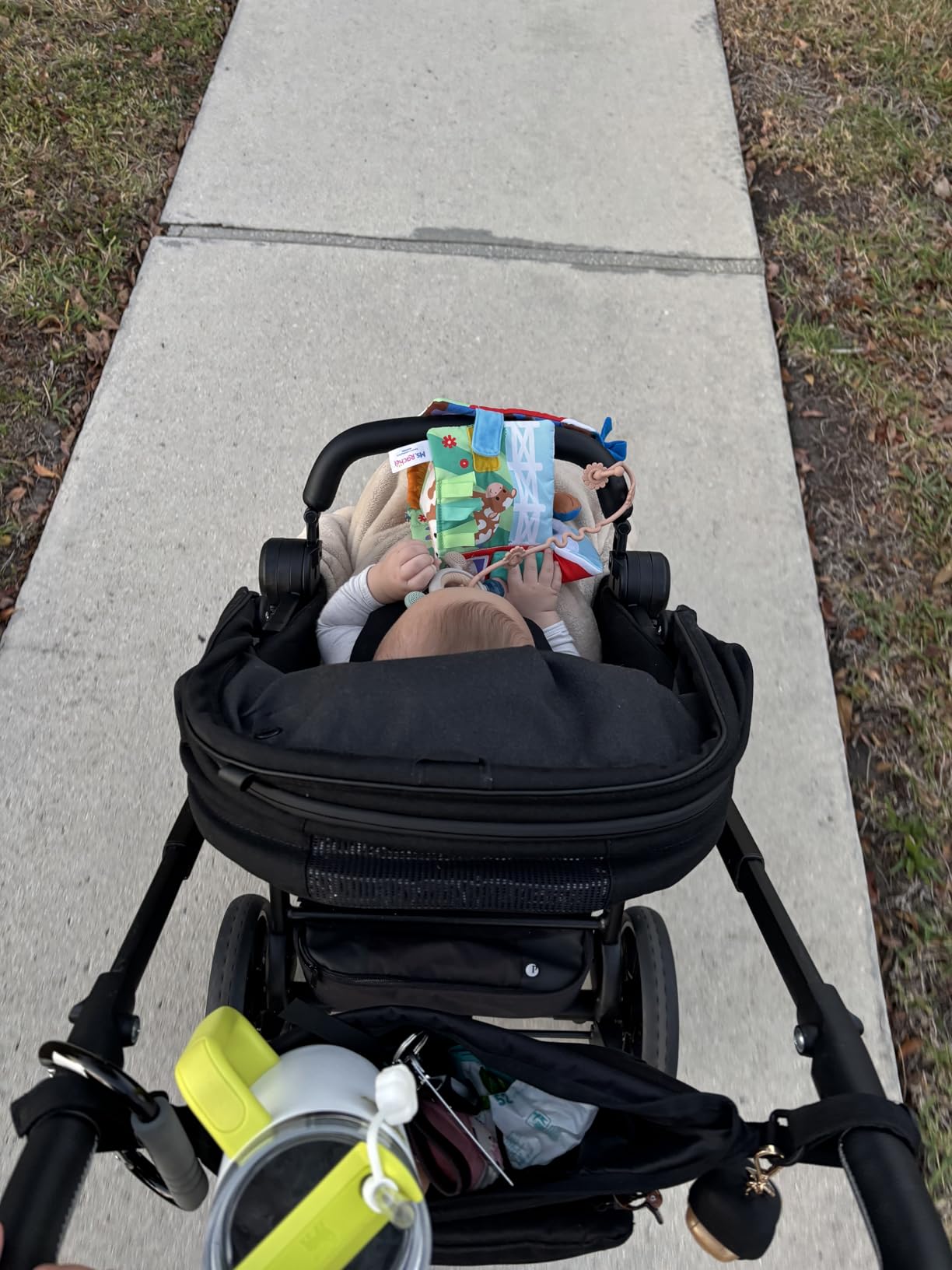 Peg Perego Ypsi - Compact Single to Double Stroller - Compatible with All Primo Viaggio 4-35 Infant Car Seats & Ypsi Bassinets - Made in Italy - New Life (Blue) Innovative Eco-Sustainable Fabric customer photo 1