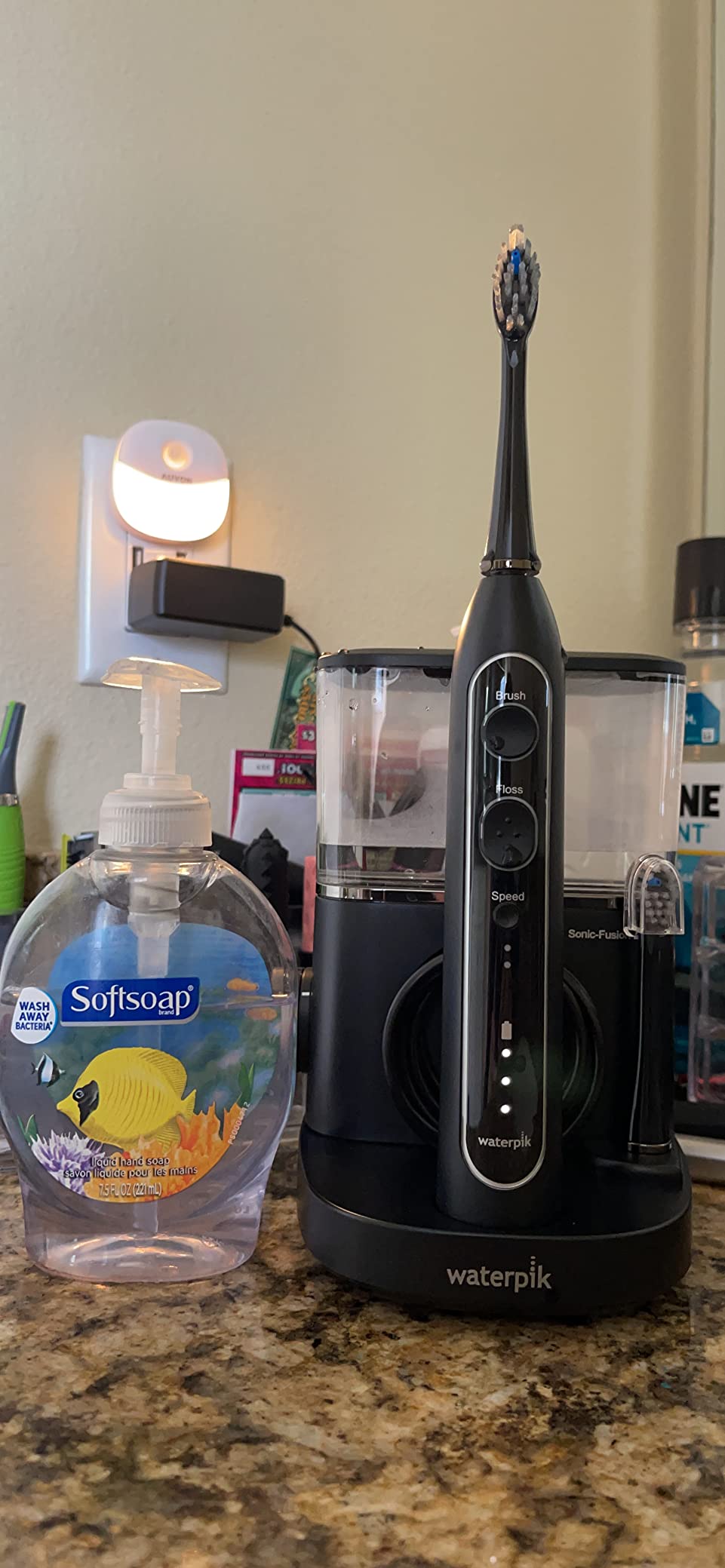 Waterpik Sonic-Fusion 2.0 Professional Flossing Electric Toothbrush with Water Flosser Combo Two In One, For Daily Gum Care and Cleaning Teeth, Braces, Implants, White SF-04CD010-1, Packaging May Vary customer photo 1