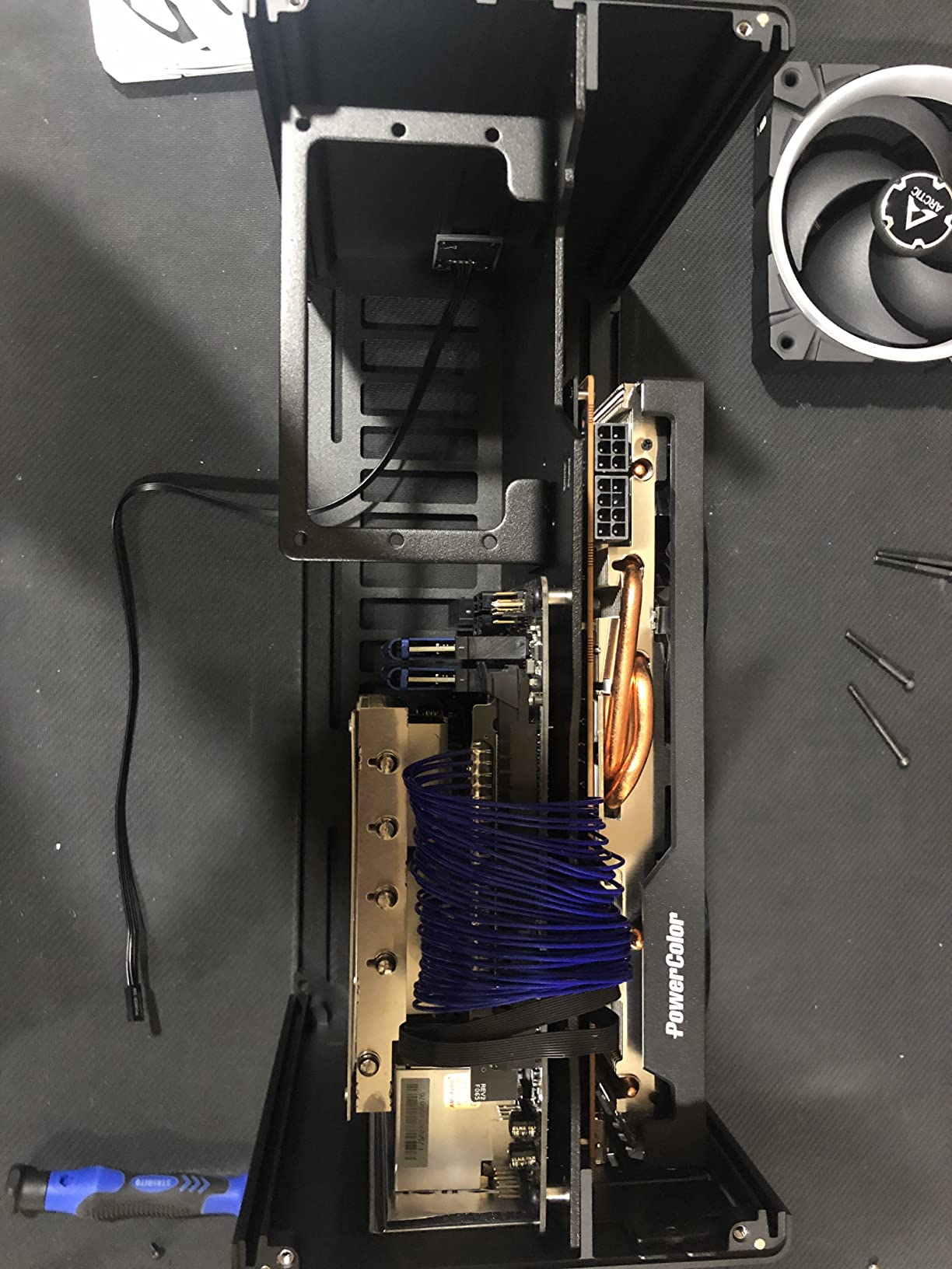 PowerColor Fighter AMD Radeon RX 6700 XT Gaming Graphics Card with 12GB GDDR6 Memory, Powered by AMD RDNA 2 customer photo 1
