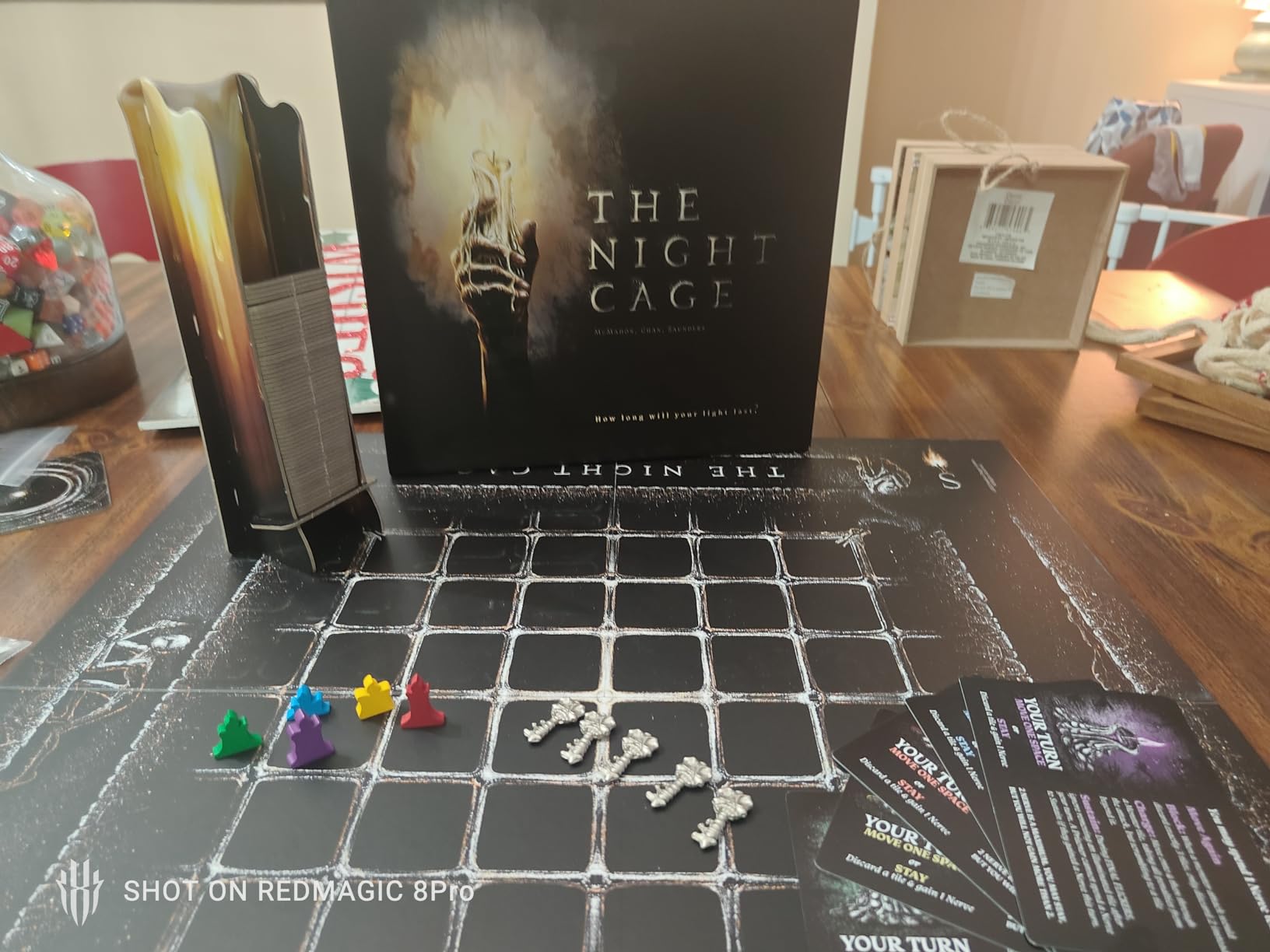 Smirk and Dagger The Night Cage | Cooperative Candlelit Horror Strategy Game, Tile Laying Labyrinth Escape Adventure, For 1 to 5 Players, Ages 14+ customer photo 2