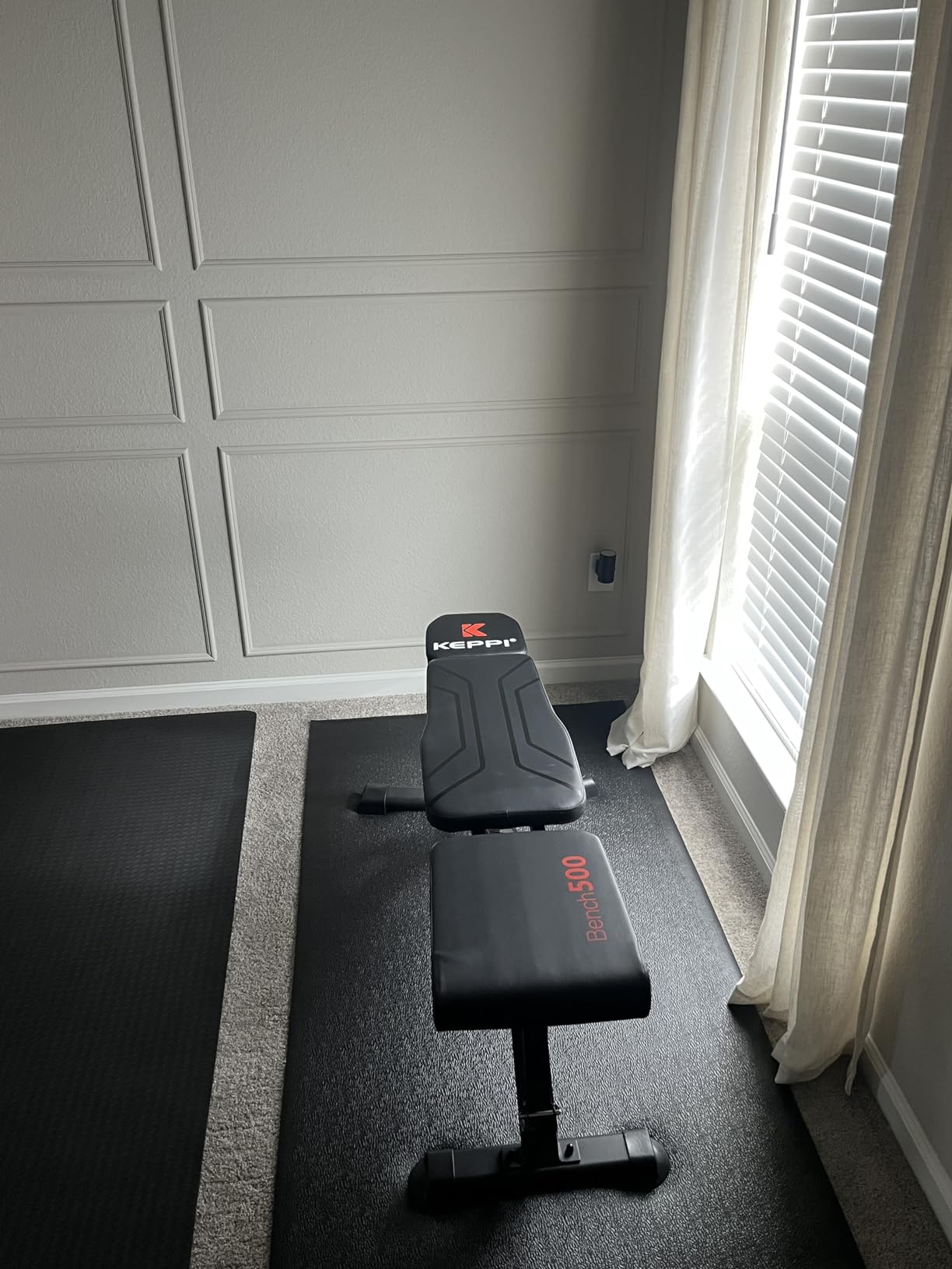 Keppi Weight Bench 900Lb, Adjustable Foldable Sturdy Bench for Home Gym | 900LB Flat capacity, 11 back adjustments, fast-fold, 30lb portable, PU leather, bands included, home gym & apartment customer photo 2