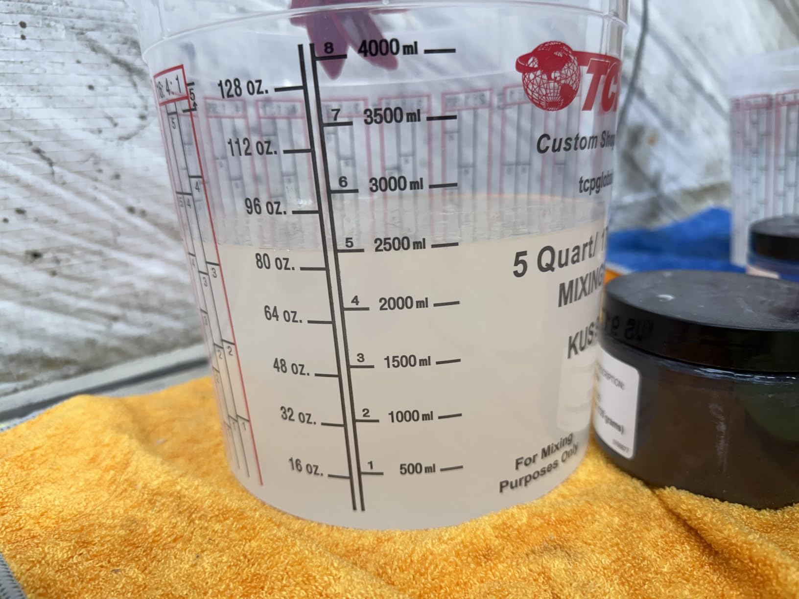 Everflow MPC Epoxy Resin Floor Coating Kit, Grey, 3 Gallon | Garage floor epoxy kit. 100% solids, self-leveling epoxy floor coating. Durable finish for garages and basements. customer photo 1