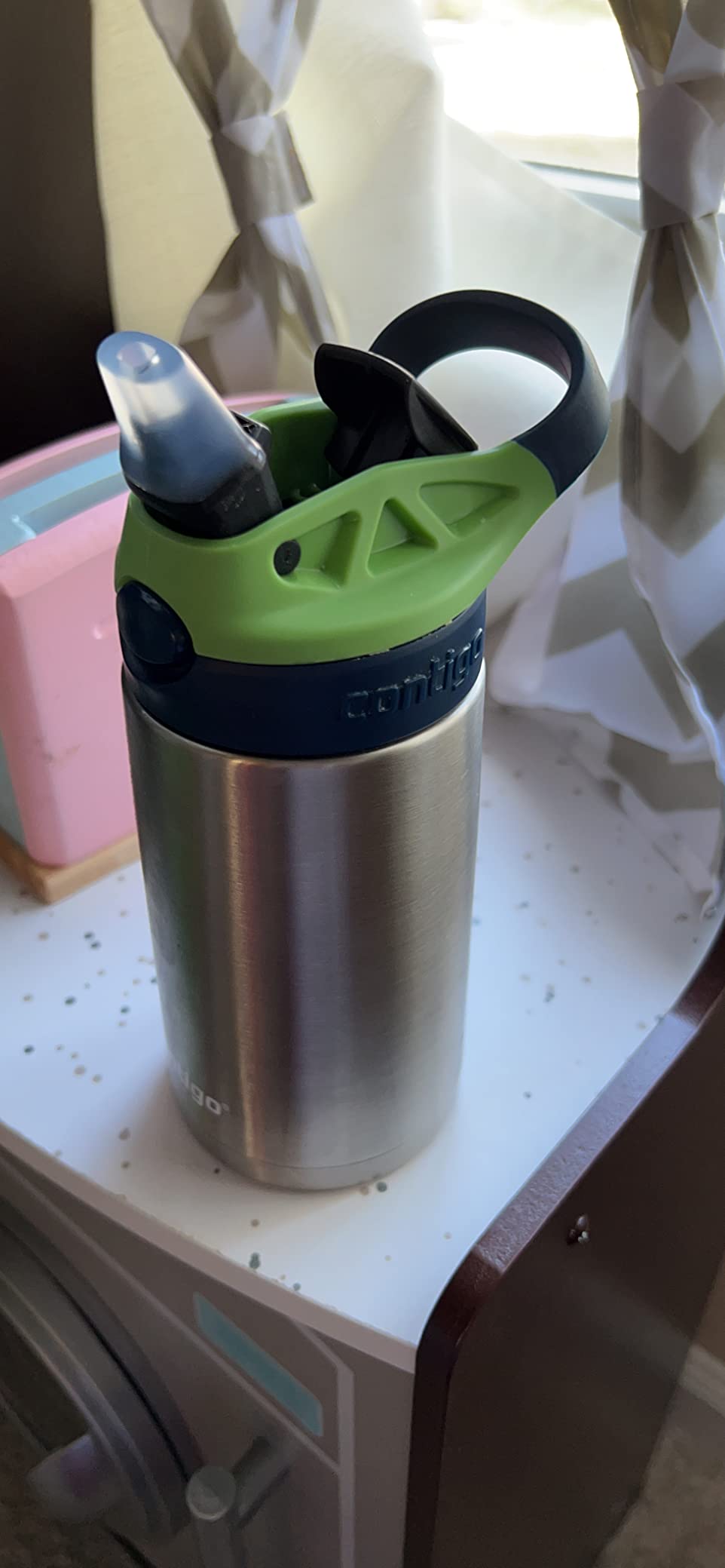 Contigo Kids Straw Stainless Steel Water Bottle with AUTOSPOUT Lid 13oz Punch customer photo 1