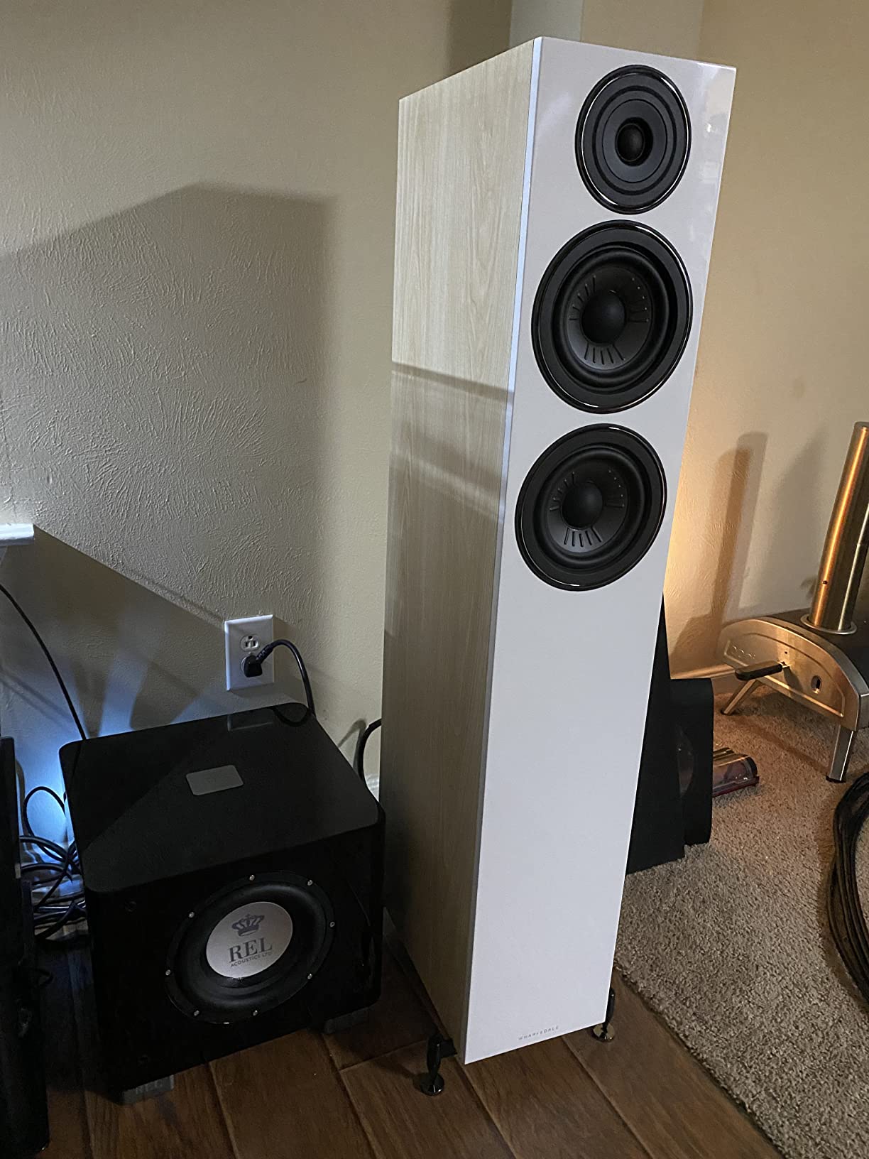 Wharfedale Diamond 12.4 Floorstanding Speaker (Light Oak) customer photo 1