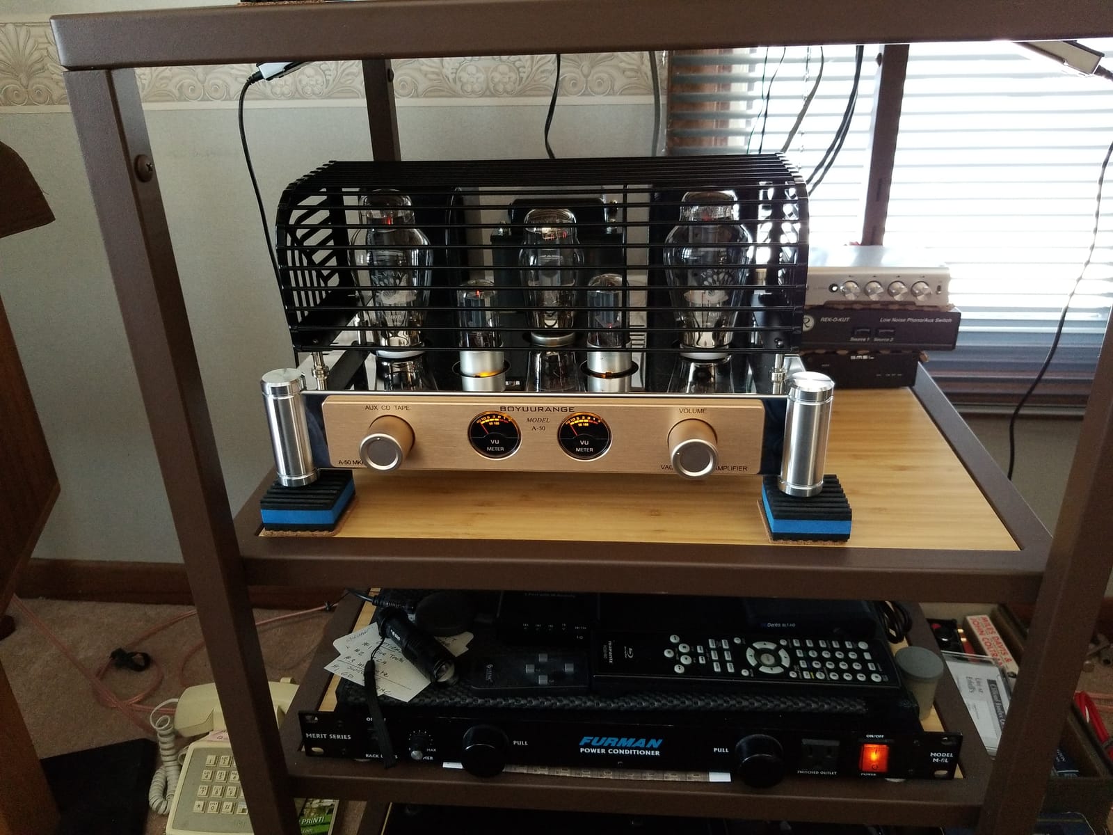 REISONG A50 MKIII 300B HiFi Intergrated Tube Amplifier Single-end Class A Valve Amp with Tube Cage customer photo 2