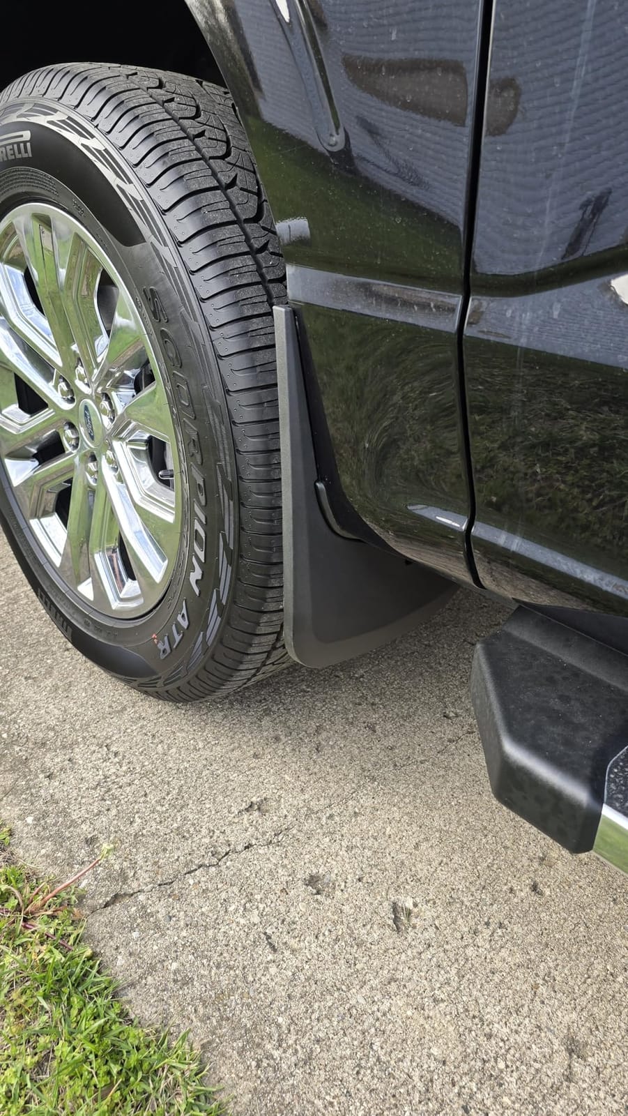 Husky Liners Front & Rear Mud Guards | Fits 2021-2024 Ford F-150 (Excludes Raptor Models), Front and Rear - Black, 4 Pc. | 58526 - Black, 4 Pc | 58526 customer photo 1