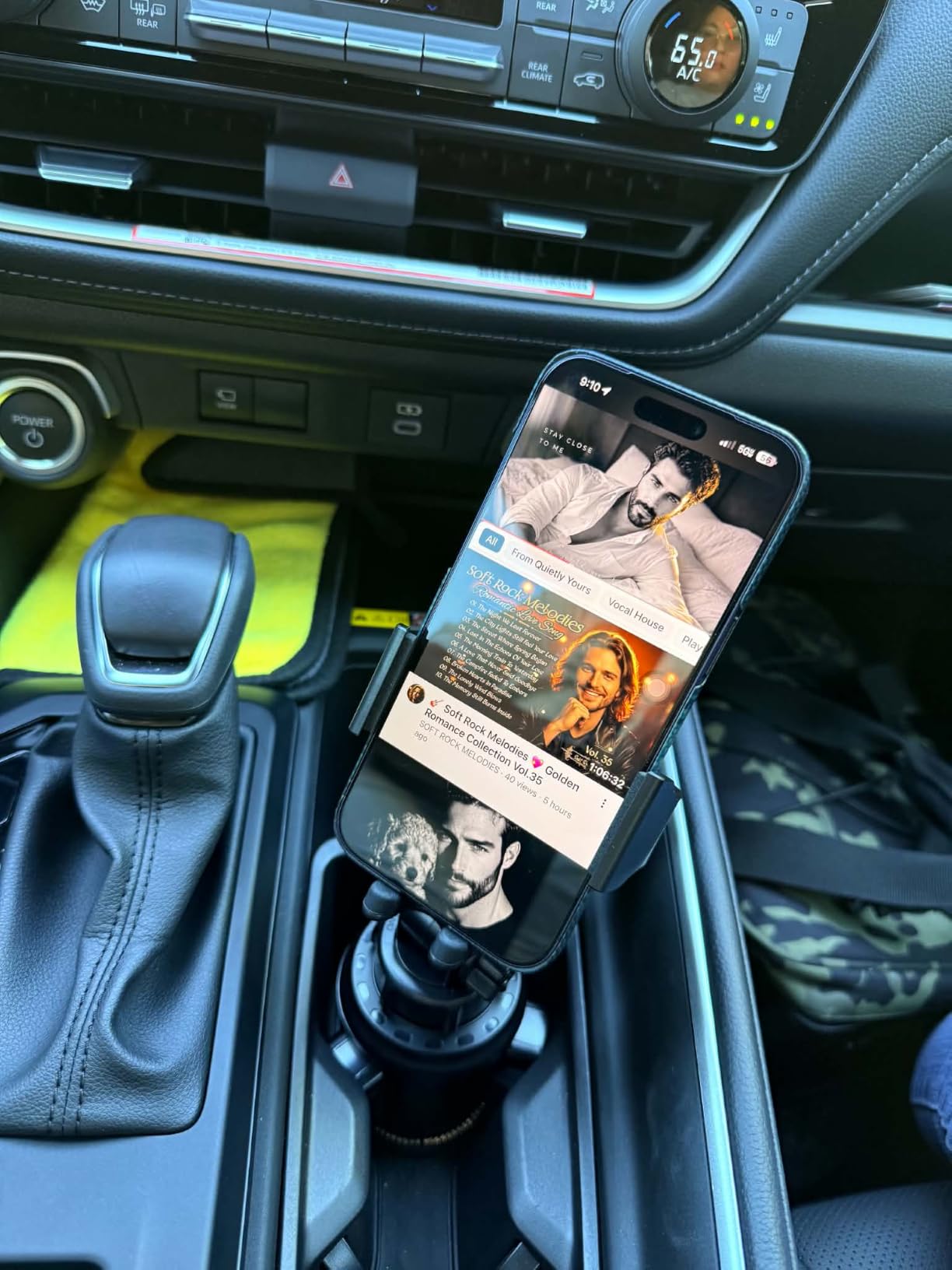 Miracase [Upgraded Version] Cup Phone Holder for Car, Universal Adjustable Long Neck Car Phone Mount Cradle Friendly Compatible with iPhone Samsung Google and All 4.0-7.0 inches Smartphones customer photo 2