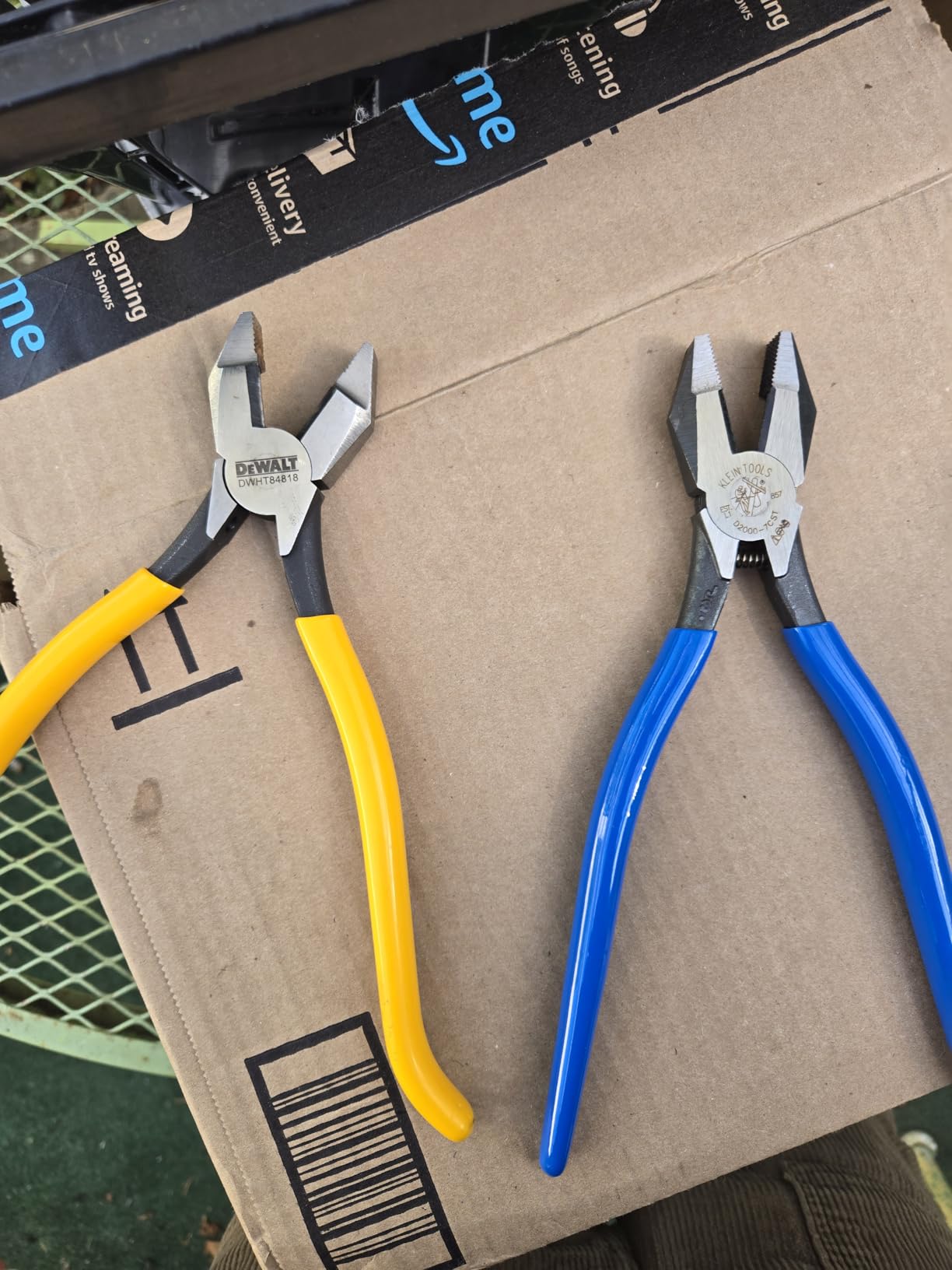Klein Tools 94508 Pliers Set, Made in USA, Ironworker's Diagonal Cutting Pliers and Heavy Duty Side Cutters, Tie Wire Cutter for Rebar Work, 2-Piece Kit customer photo 2