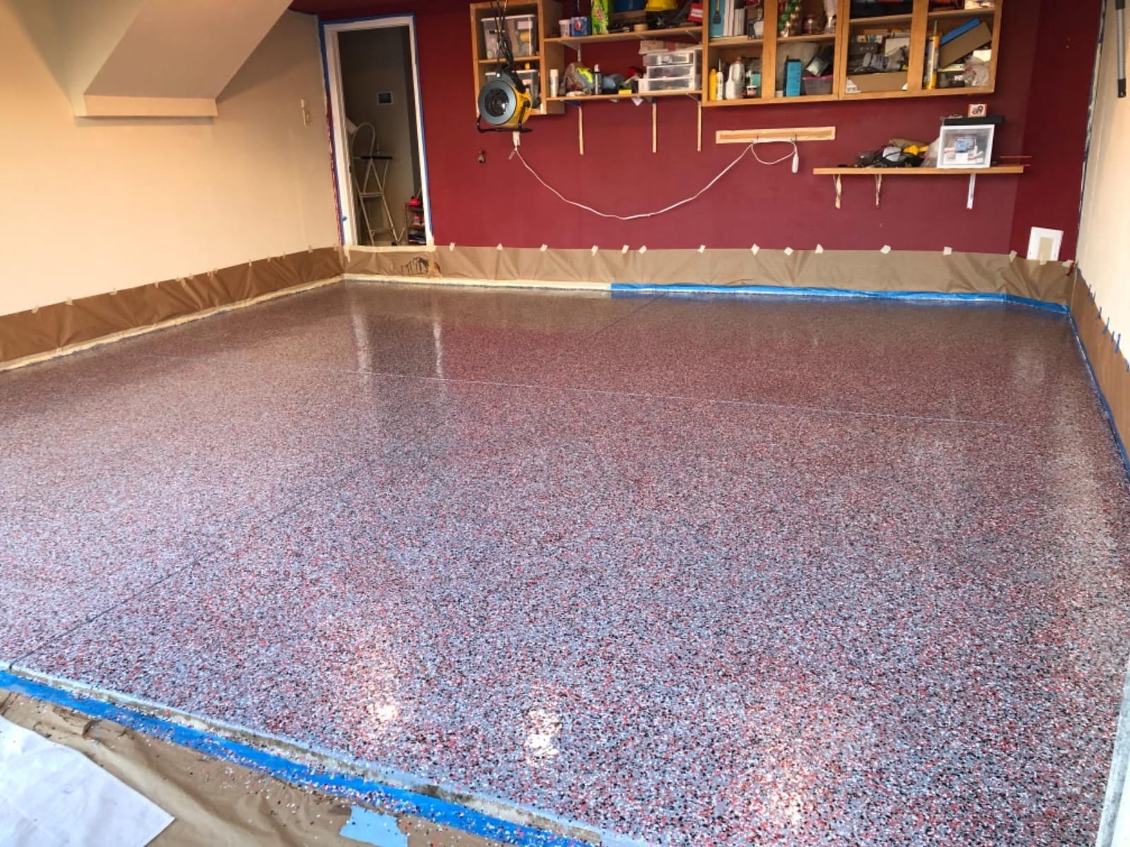 Colored Epoxies Dove Gray Garage Floor Epoxy Kit, 3 Epoxy Resin Gallon | Made in USA, 100% Solids, Self-Leveling Epoxy Floor Coating for Concrete & Plywood, Zero VOC, Abrasion & Chemical Resistant customer photo 2