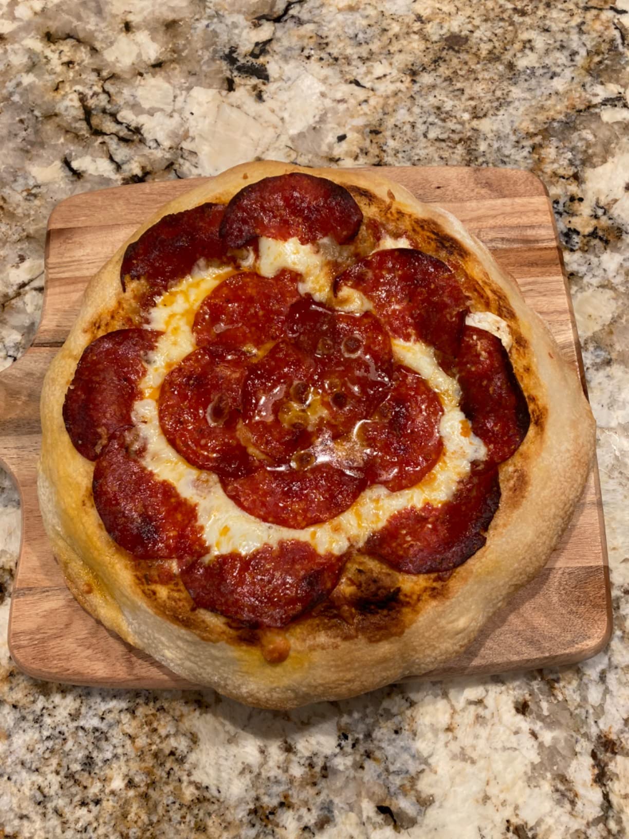 Lodge Pre-Seasoned Cast Iron Pizza Pan, PFAS-Free, 15 Inches | Round Pizza Pan with Dual Assist Handles & Even Heat Distribution, Non-Toxic & Oven Safe, Made in USA customer photo 2