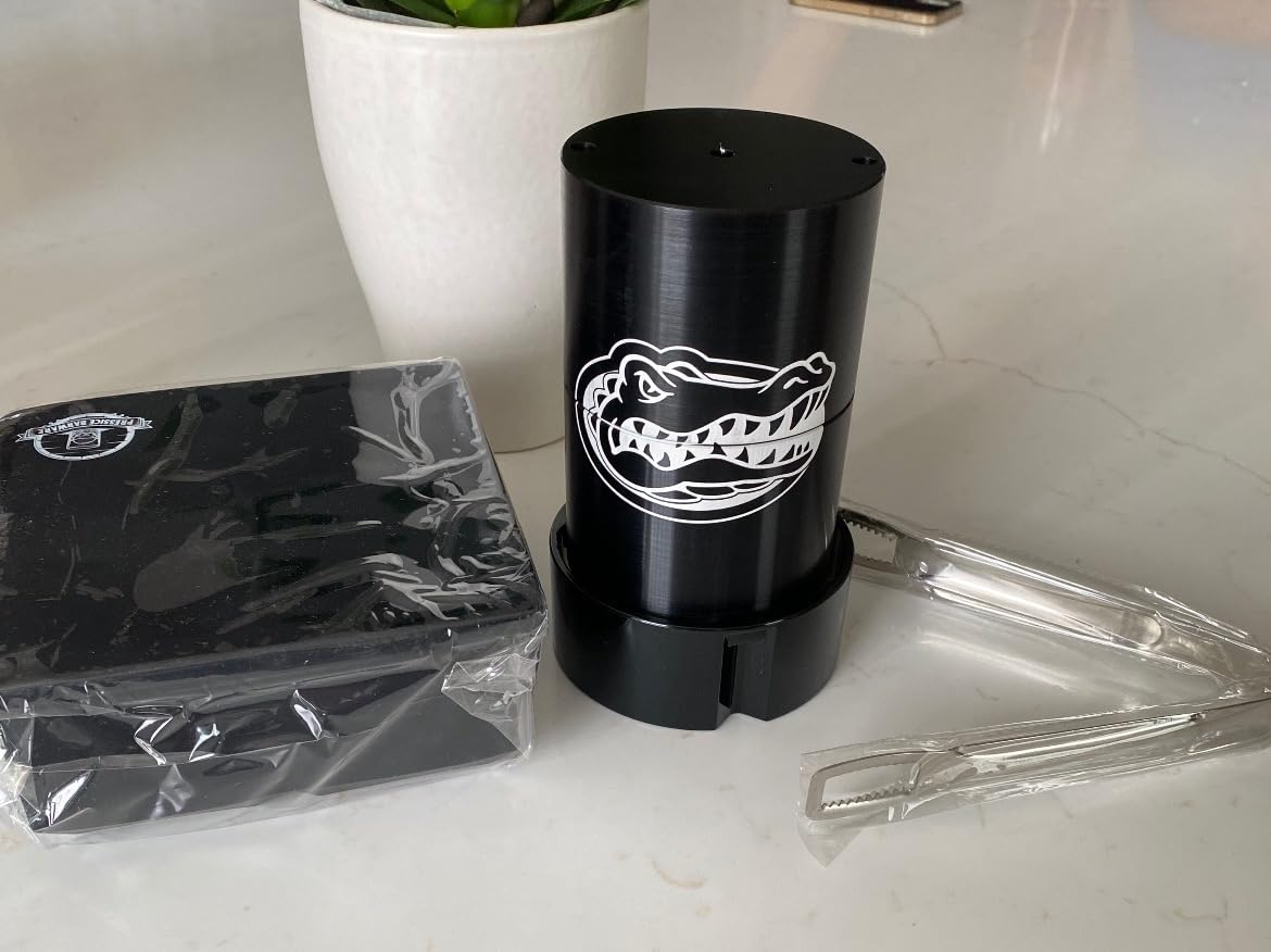 Ice Ball Press - Precision-Crafted Aluminum - Create Effortless Large Spheres - Includes Ice Tray - Made in the USA (Paloma Finish) customer photo 1