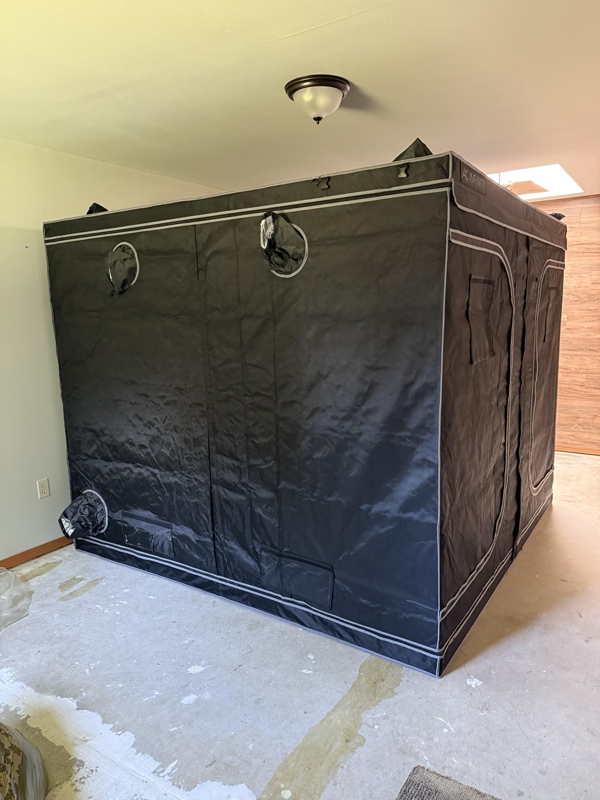 AC Infinity CLOUDLAB 899, Advance Grow Tent 8x8, Thickest Poles & Mylar | Largest Zipper Window, 2000D Mylar Canvas, 1