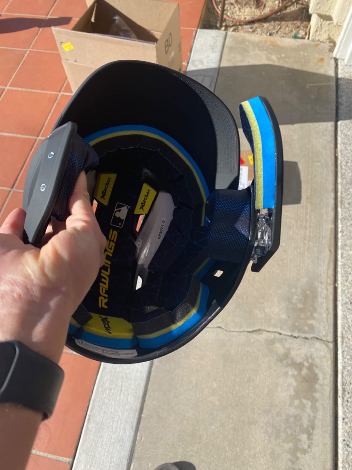 Rawlings | MACH Adjust Baseball Batting Helmet | Adjustable Face Guard | Matte | JR & SR Sizes | Multiple Colors customer photo 2