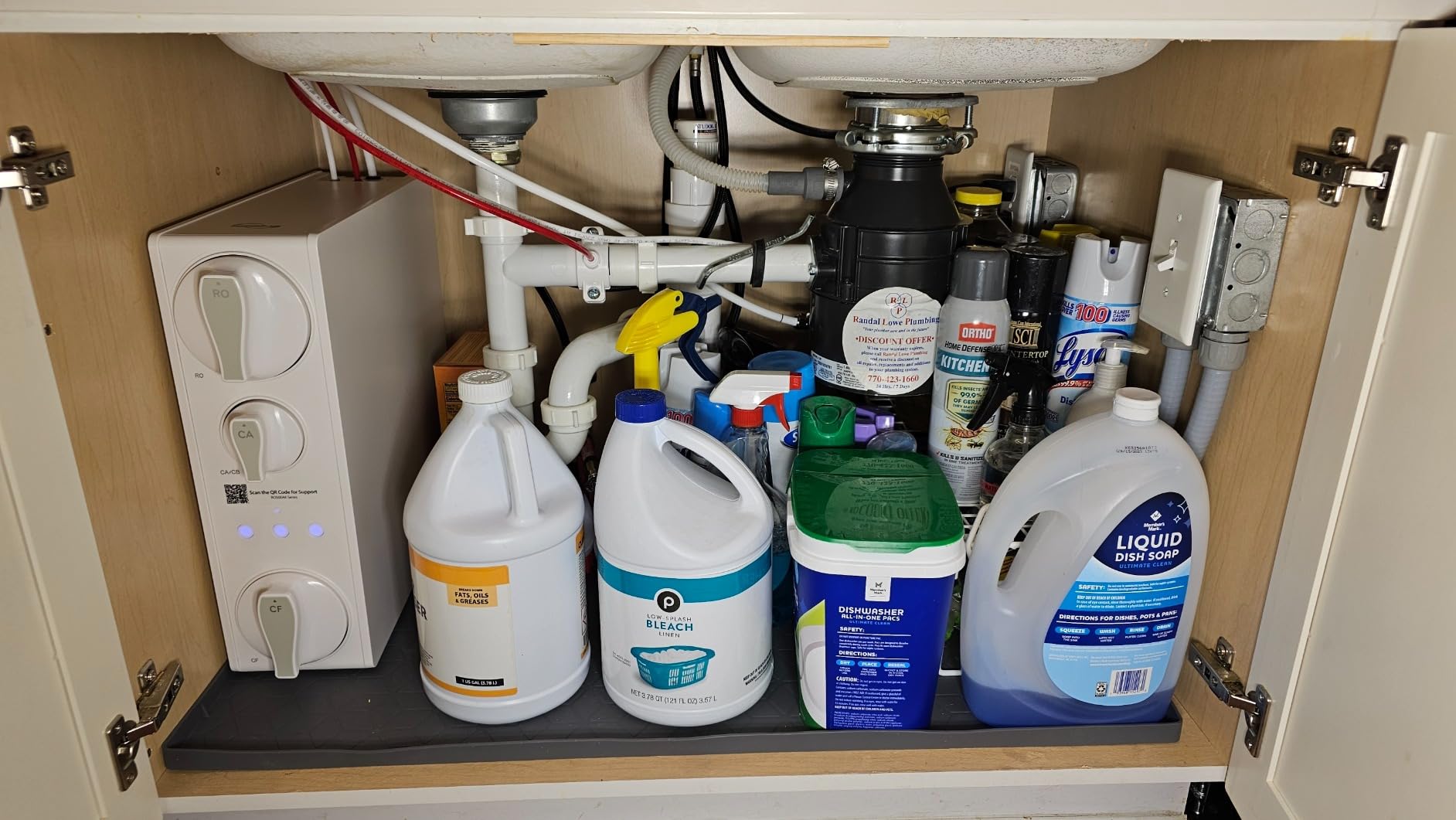 iSpring RO500AK Alkaline Reverse Osmosis System, NSF 58 Certified, 500 GPD | Under Sink Tankless RO Water Filter, Fill 8 oz in 10 s, 2:1 Low Drain Ratio, TDS PFAS Reduction, Auto Flush, Filter Reminder customer photo 1