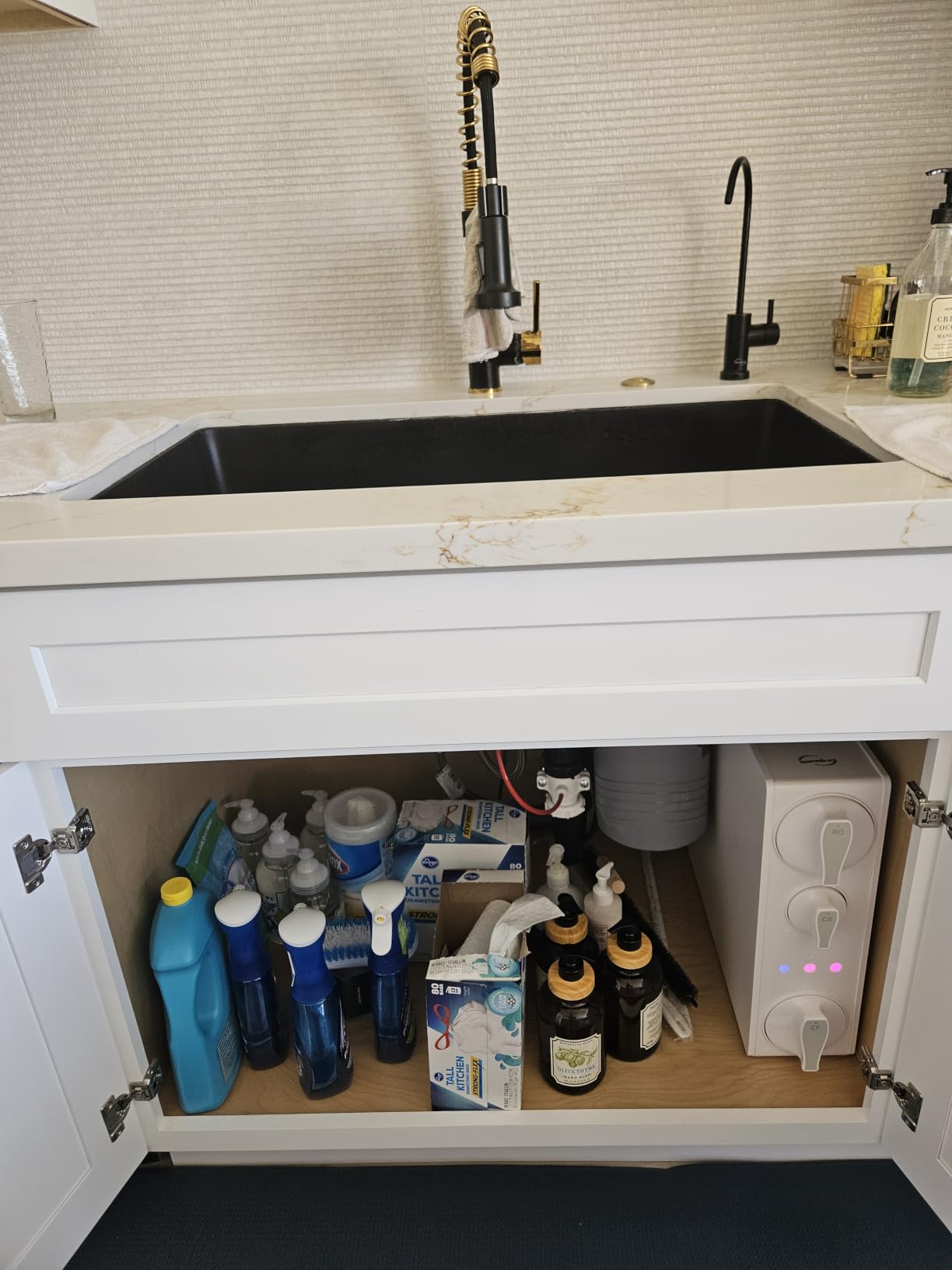 iSpring RO500AK Alkaline Reverse Osmosis System, NSF 58 Certified, 500 GPD | Under Sink Tankless RO Water Filter, Fill 8 oz in 10 s, 2:1 Low Drain Ratio, TDS PFAS Reduction, Auto Flush, Filter Reminder customer photo 2