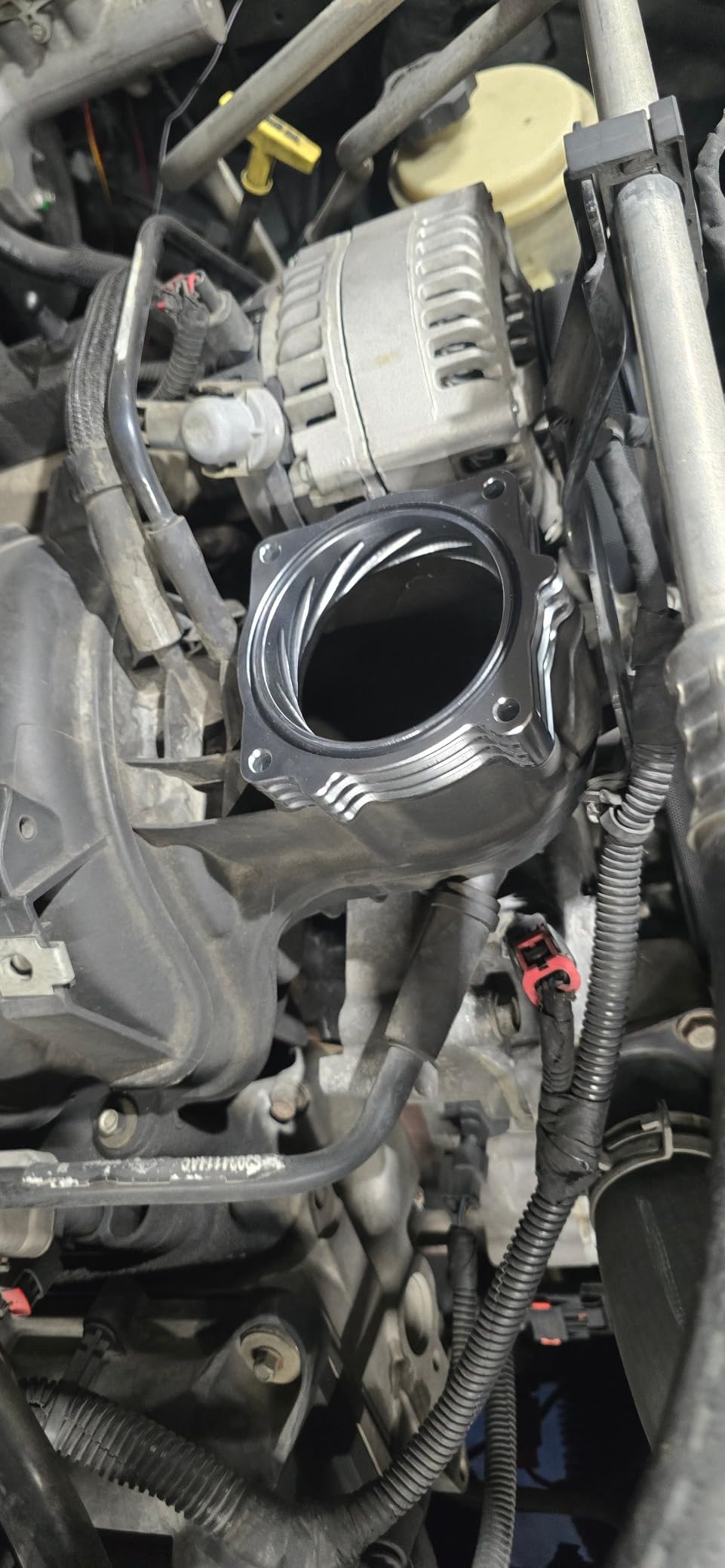 Throttle Body Spacer For 2009-2018 Dodge RAM 1500 2500 3500 5.7L V8 customer photo 2