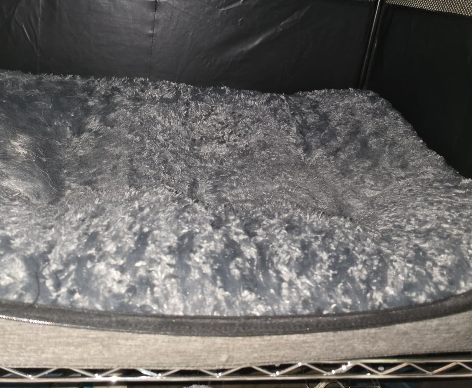 KSIIA Washable Dog Bed Medium Size Dog Crate Bed Plush Pet Mat 35