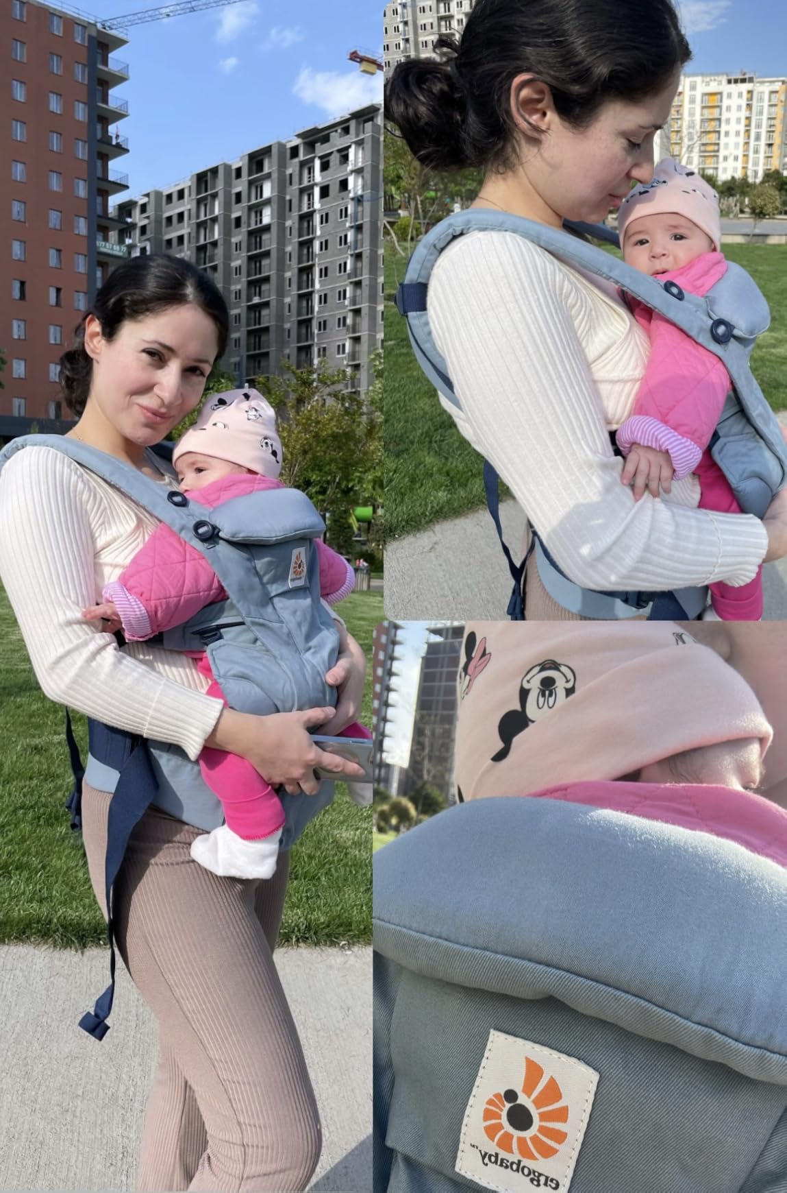 Ergobaby Omni Dream Cotton Baby Carrier Newborn to Toddler customer photo 1