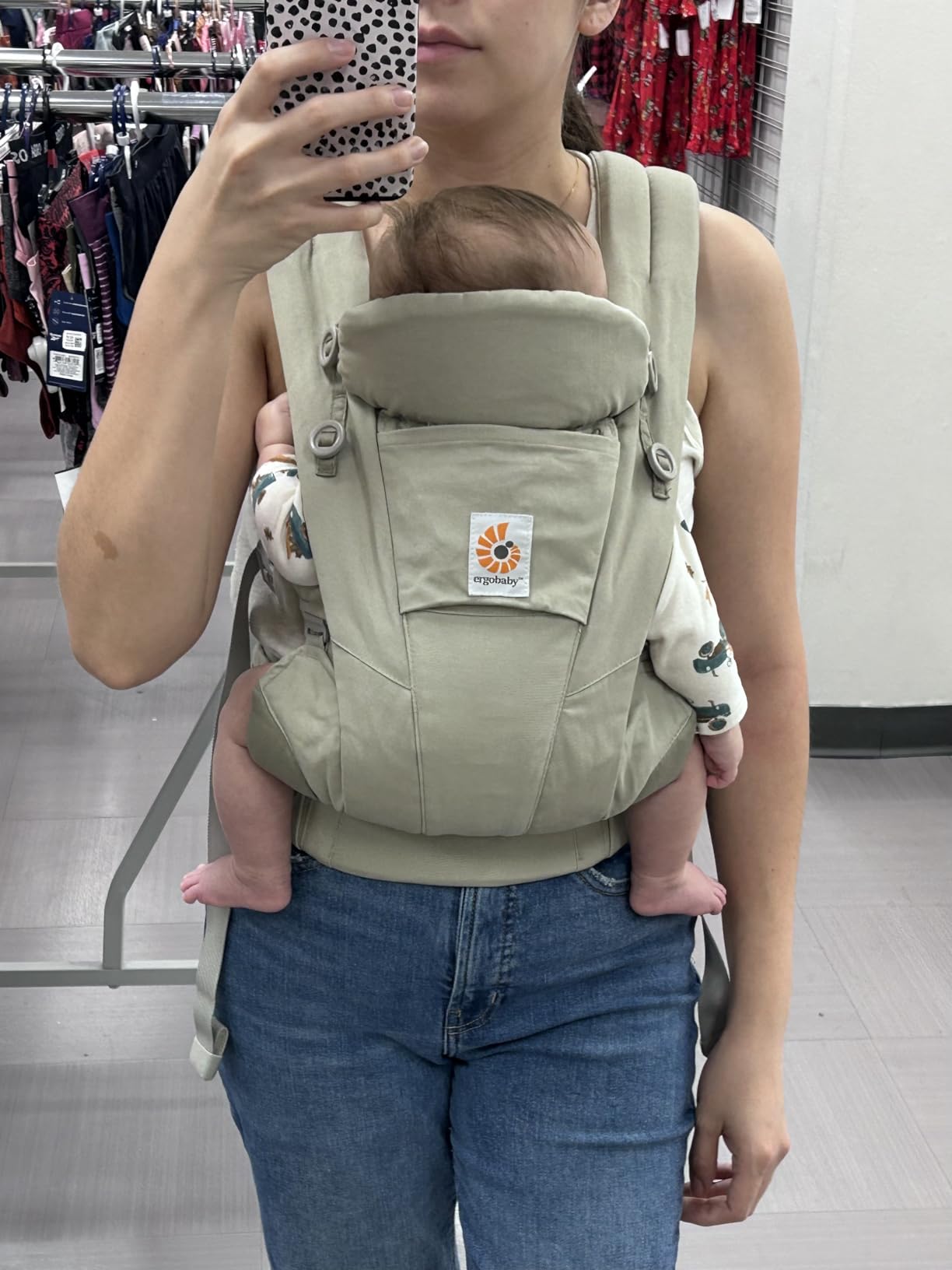 Ergobaby Omni Dream Cotton Baby Carrier Newborn to Toddler customer photo 2