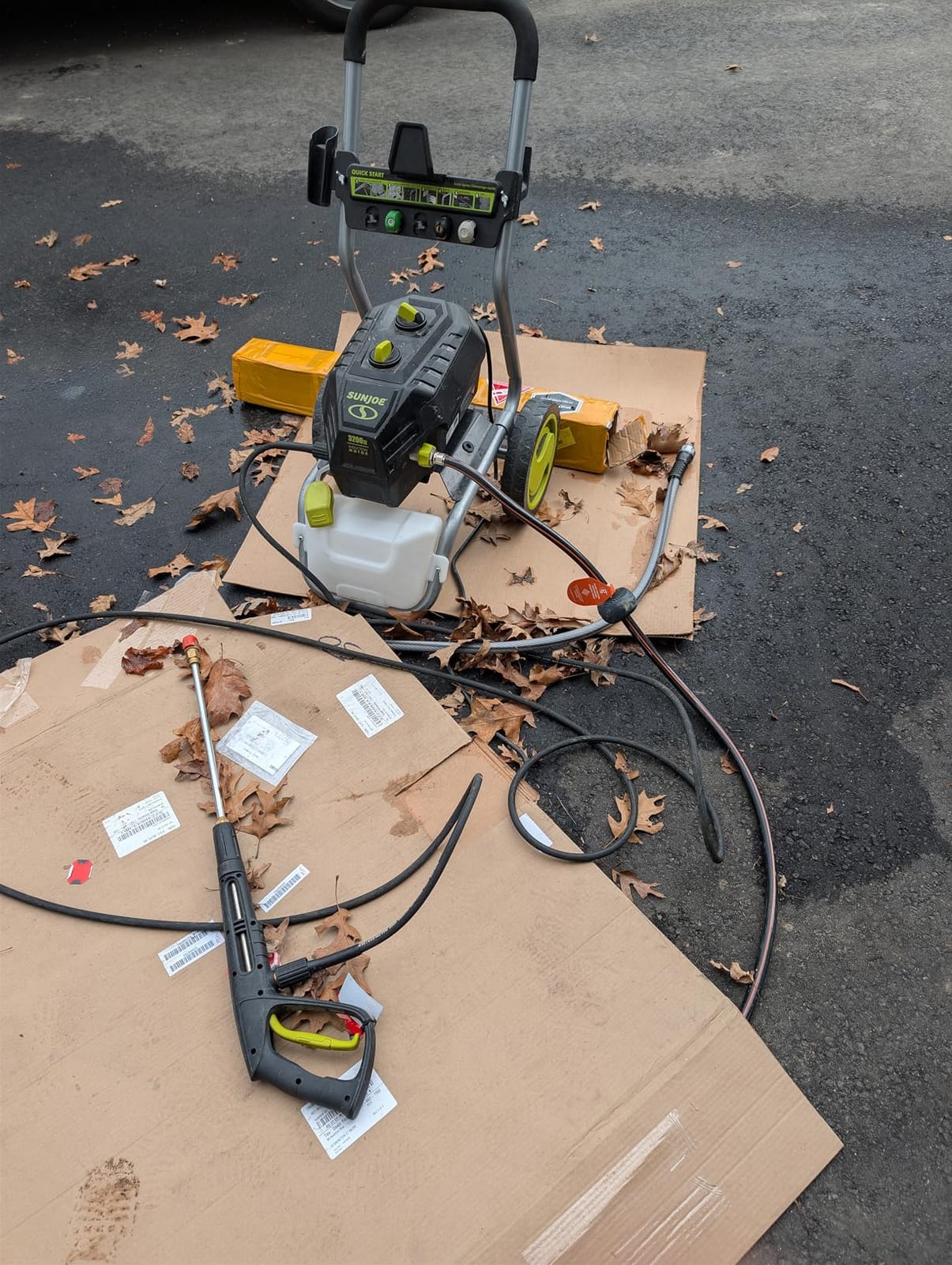 Sun Joe Electric Pressure Washer w/ 5 Quick-Connect Tips & Detergent Tank, 2500 PSI (PWMA Certified), 1.1 GPM, 14.9-Amp Motor - Heavy-Duty Cleaning Machine for Patios, Decks, Sidewalks & Cars, SPX4800 customer photo 1