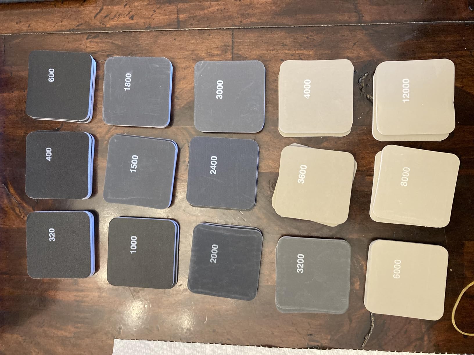 Honoson 15 Pcs 2x2 Inch Sanding Pads Padded Double Sided Polishing Pads Kit | Detailed Sanding, Works on Wood Plastic Acrylic Metal, Cushioned Backing customer photo 1