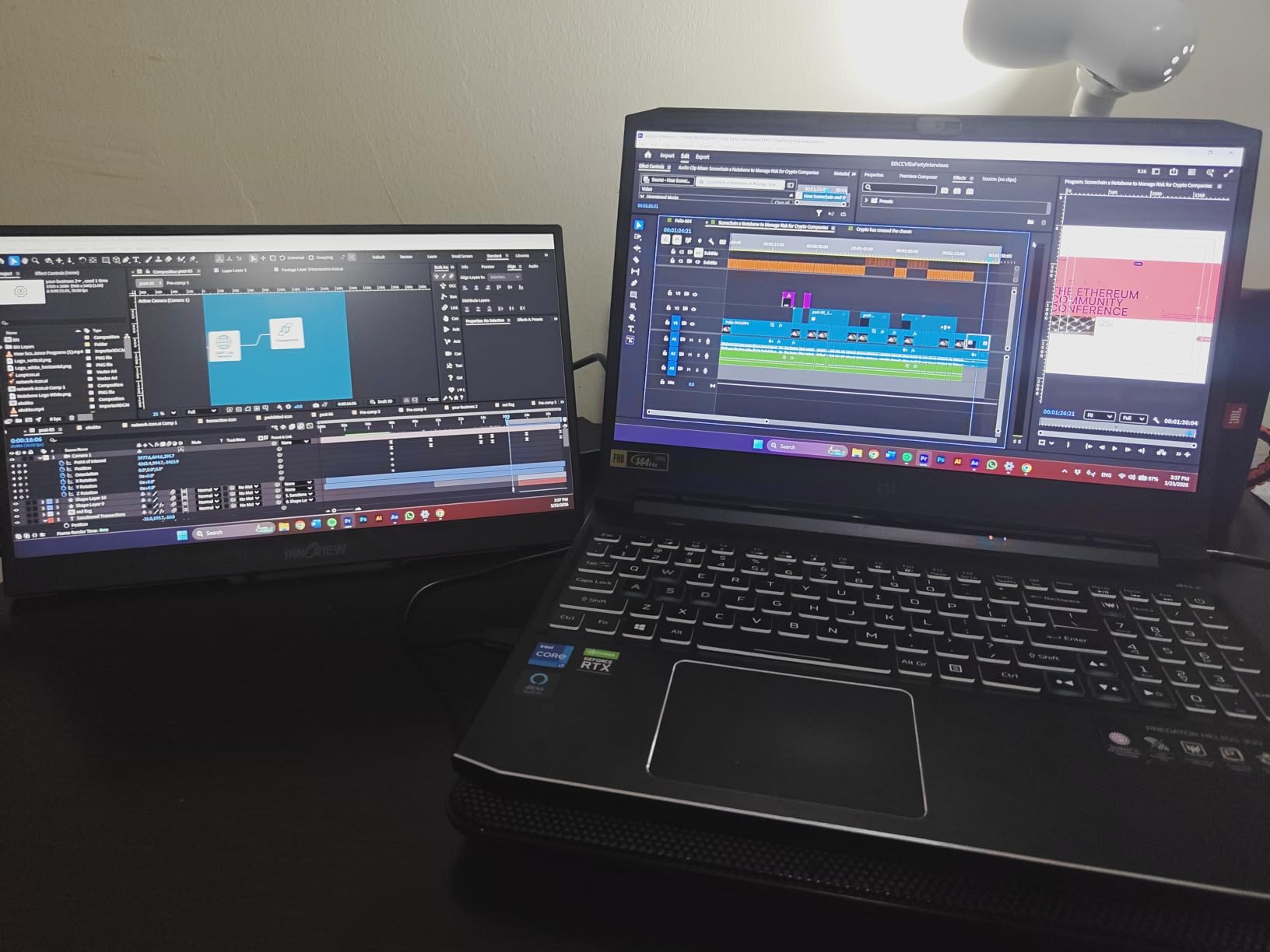 InnoView Portable Monitor 15.6