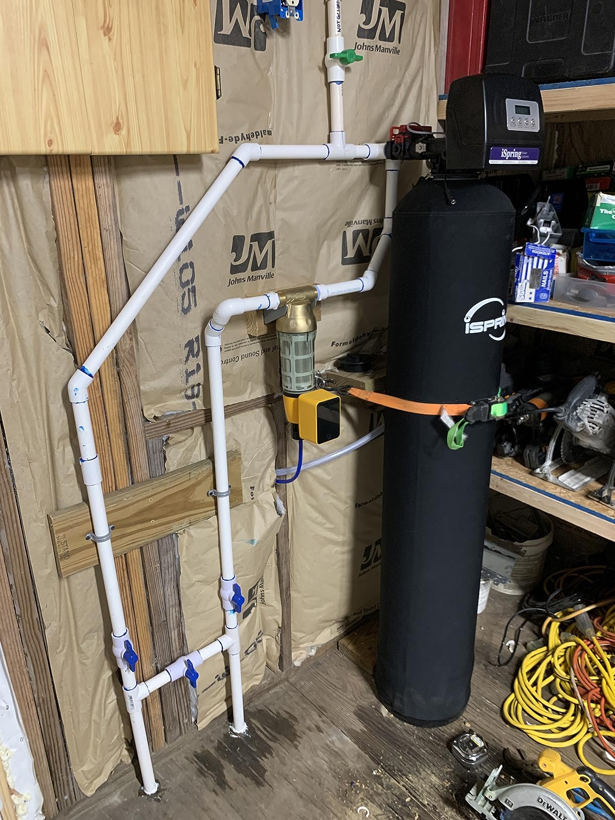 iSpring WCFM400K Whole House Iron and Manganese Water Filter System, Digital Control with Automatic Regeneration & Air Injection, Set & Forget Design customer photo 1