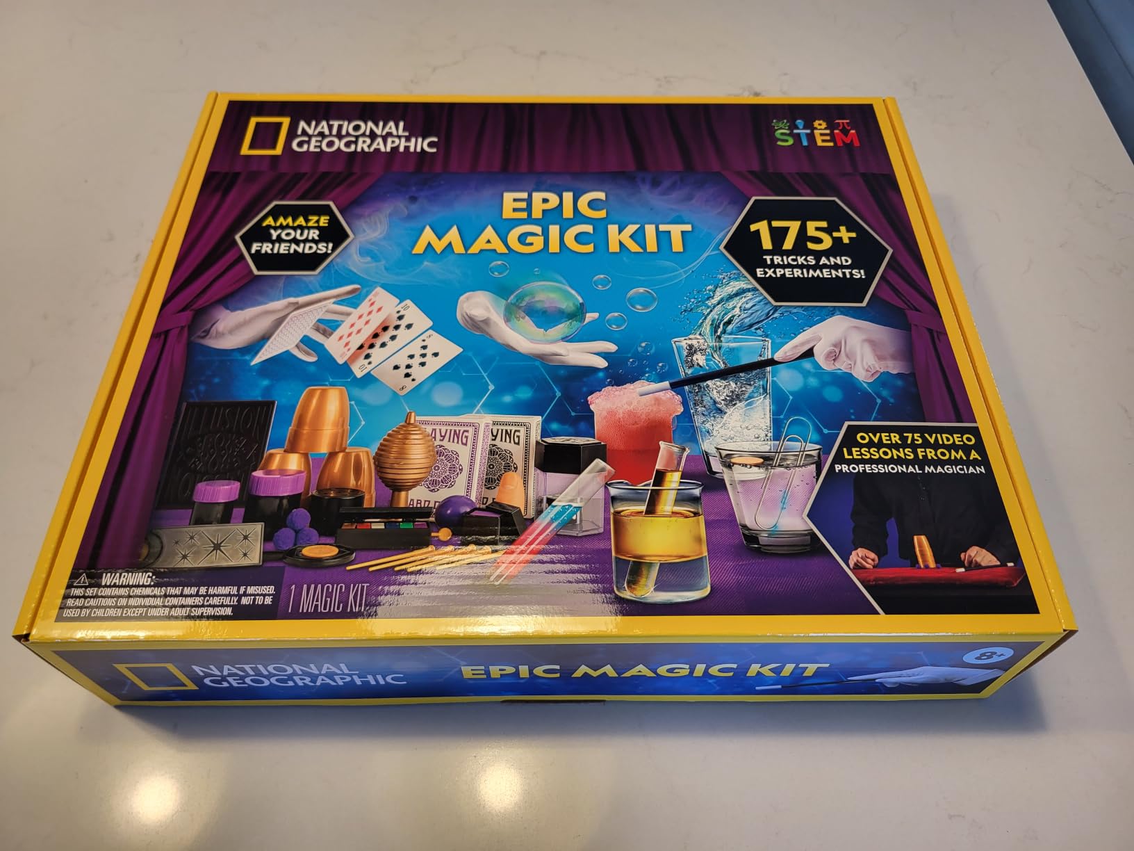 National Geographic Mega Magic Kit with 75+ Tricks for Kids Ages 8-12 | Perform Classic Illusions, Performance Props, STEM Learning, Video Instructions customer photo 2