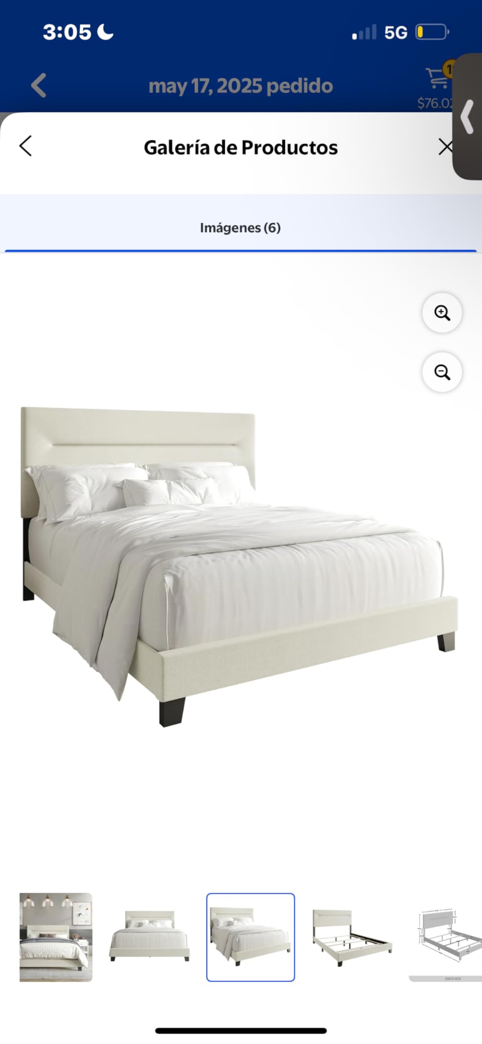 NapQueen 8 Inch Full Size Mattress, Bamboo Charcoal Memory Foam Mattress, Bed in a Box customer photo 1