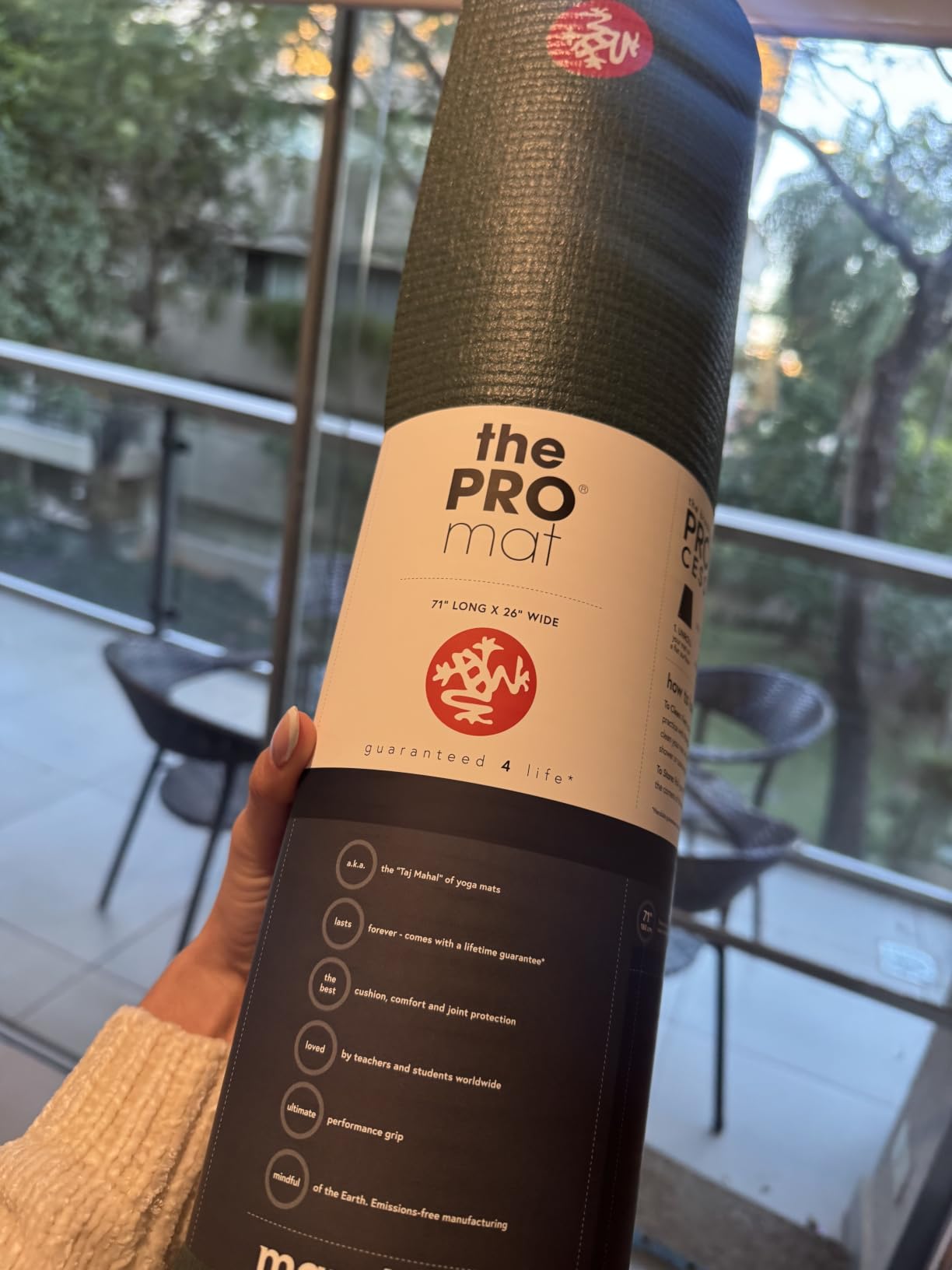 Manduka PRO Yoga Mat - 6mm Thick | Lifetime Durability | Premium Studio Quality customer photo 1