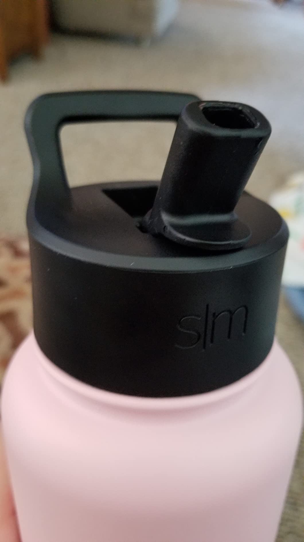 Simple Modern Water Bottle with Straw and Chug Lid Vacuum Insulated Stainless Steel Metal Thermos | Reusable Leak Proof BPA-Free Flask for Sports, Gym, Travel | Summit Collection | 32oz, Blush customer photo 1