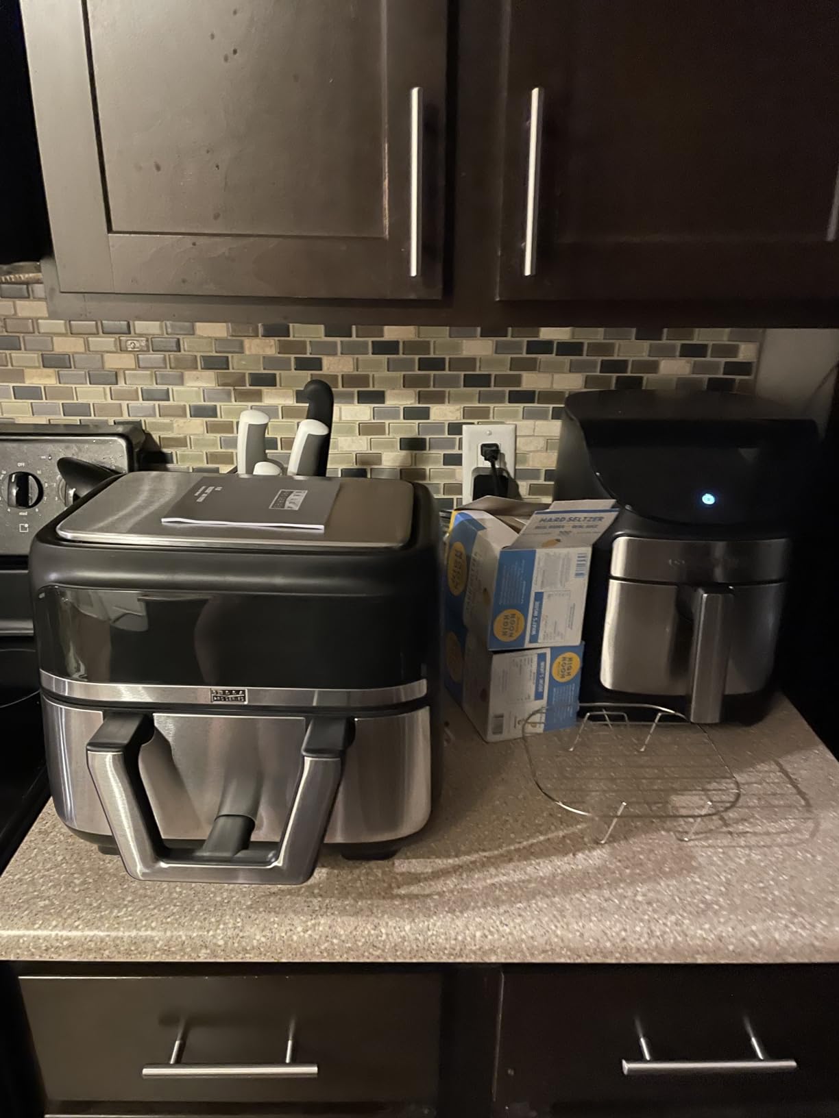 Bella Pro Series - 9-qt. Digital Air Fryer with Dual Flex Basket - Stainless Steel customer photo 2