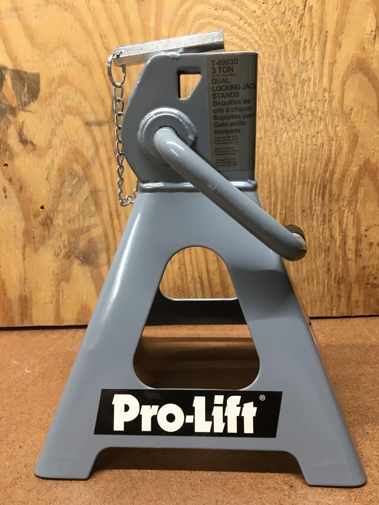 Pro-LifT PL3300 Heavy Duty Jack Stands For Car - 3 Ton in Pair with Double Pins - Handle Lock and Mobility Pin for Extra Safety - Great for Home Auto Repair Shop, Orange customer photo 1